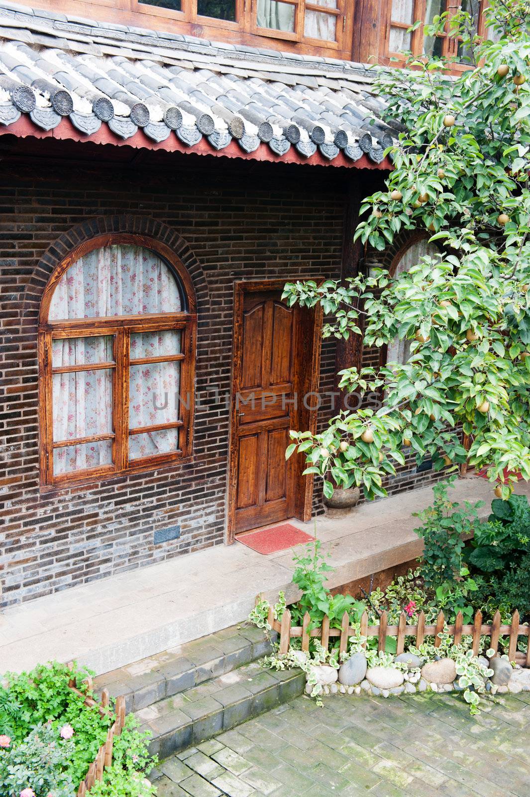 Traditional Naxi Inn in the Shuhe Old Town of Lijiang, a World Cultural Heritage