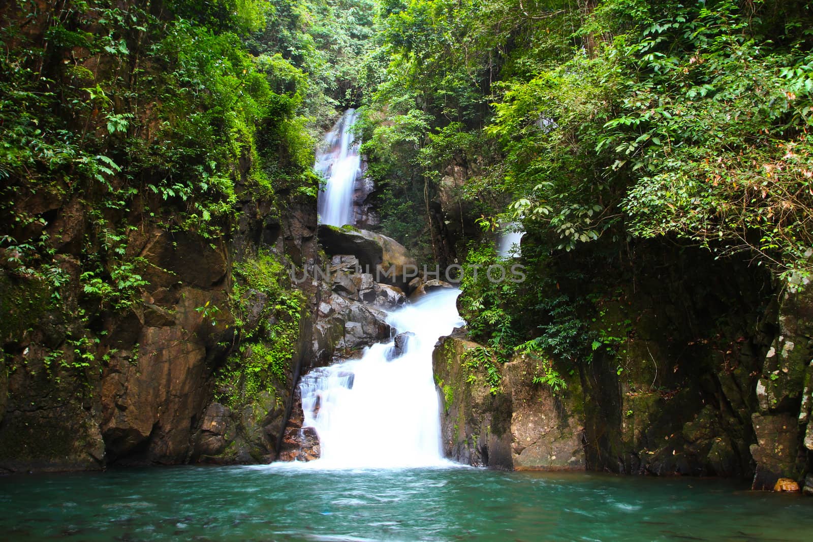 waterfall in national park , Chanthaburi ,Thailand by bajita111122