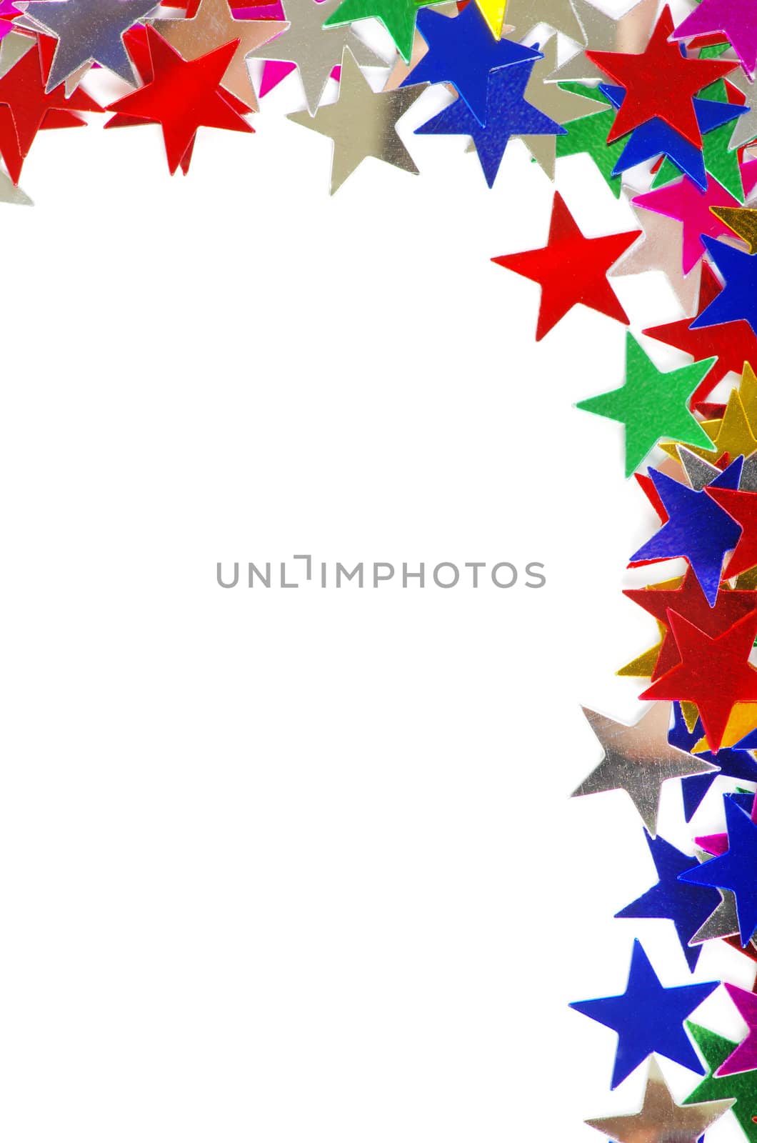 Colored stars background for your text on photo, and other.