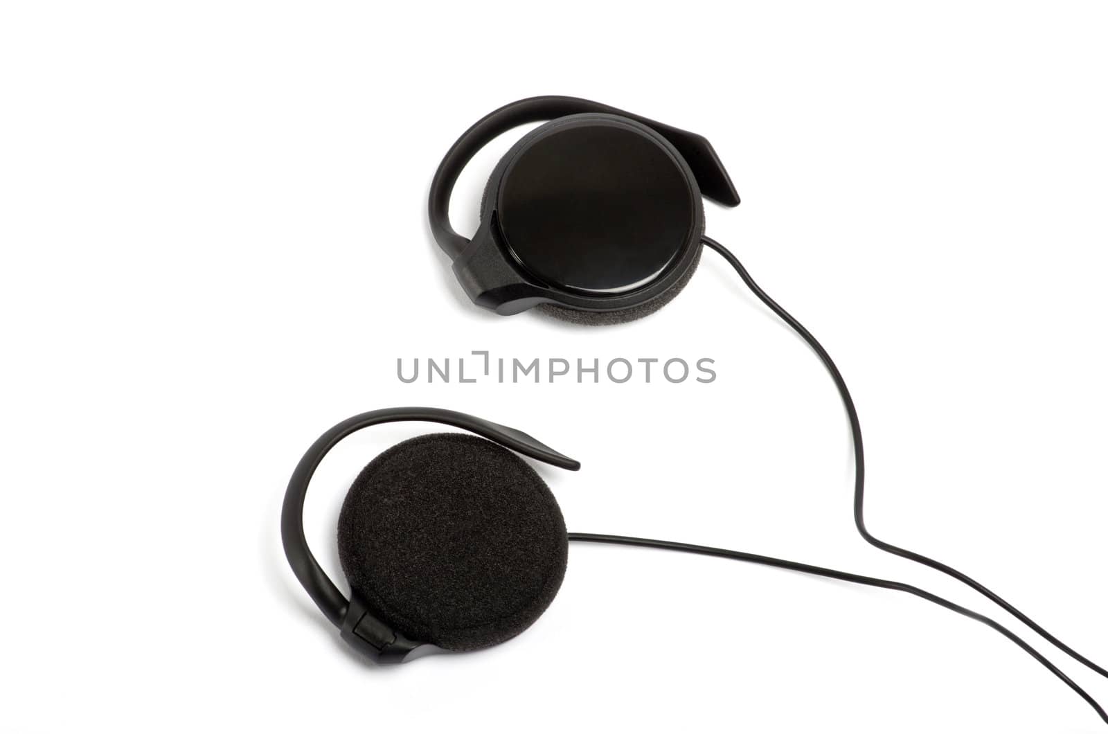 earphones isolated on white