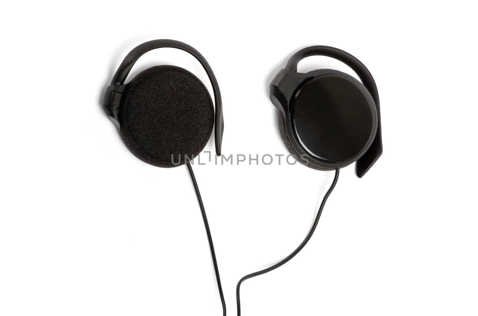 earphones isolated on white