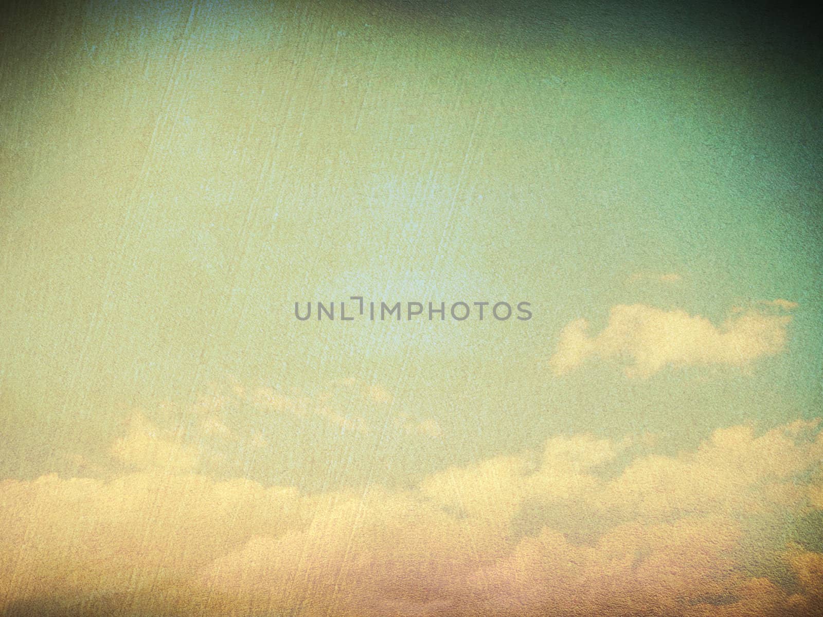 retro image of cloudy sky