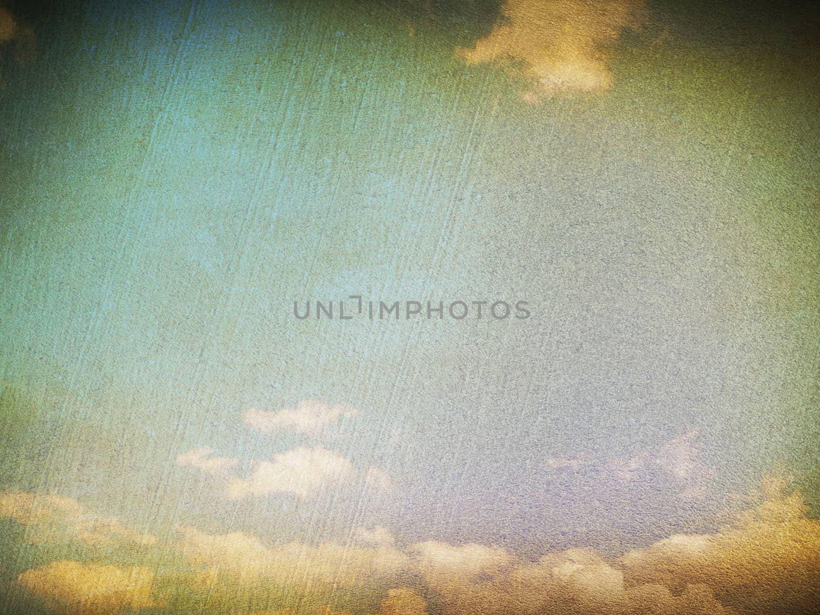 retro image of cloudy sky