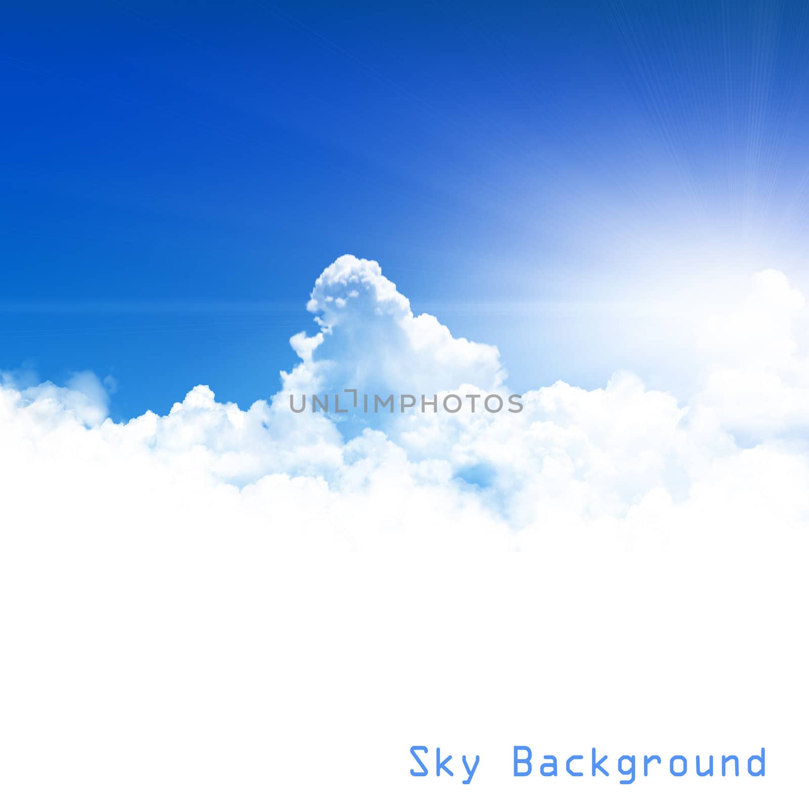 blue sky background