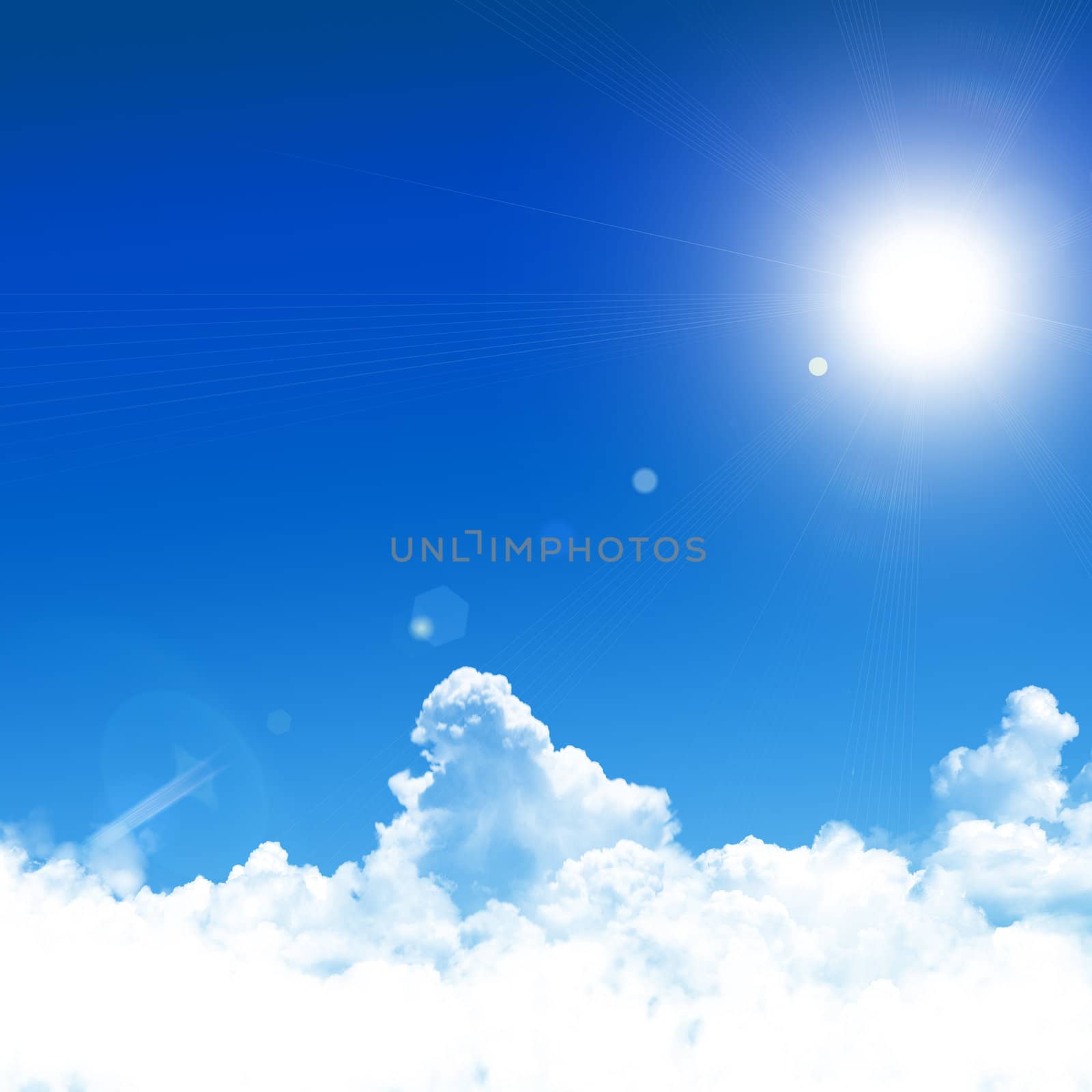 blue sky background