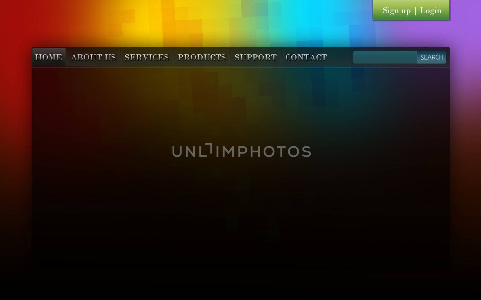 Website template