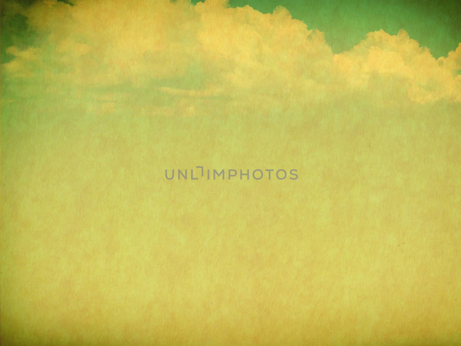 Vintage background in the blue shade with clouds