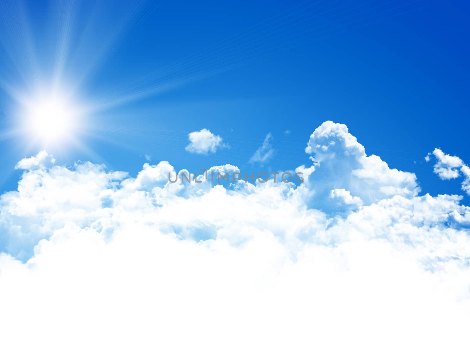 blue sky background
