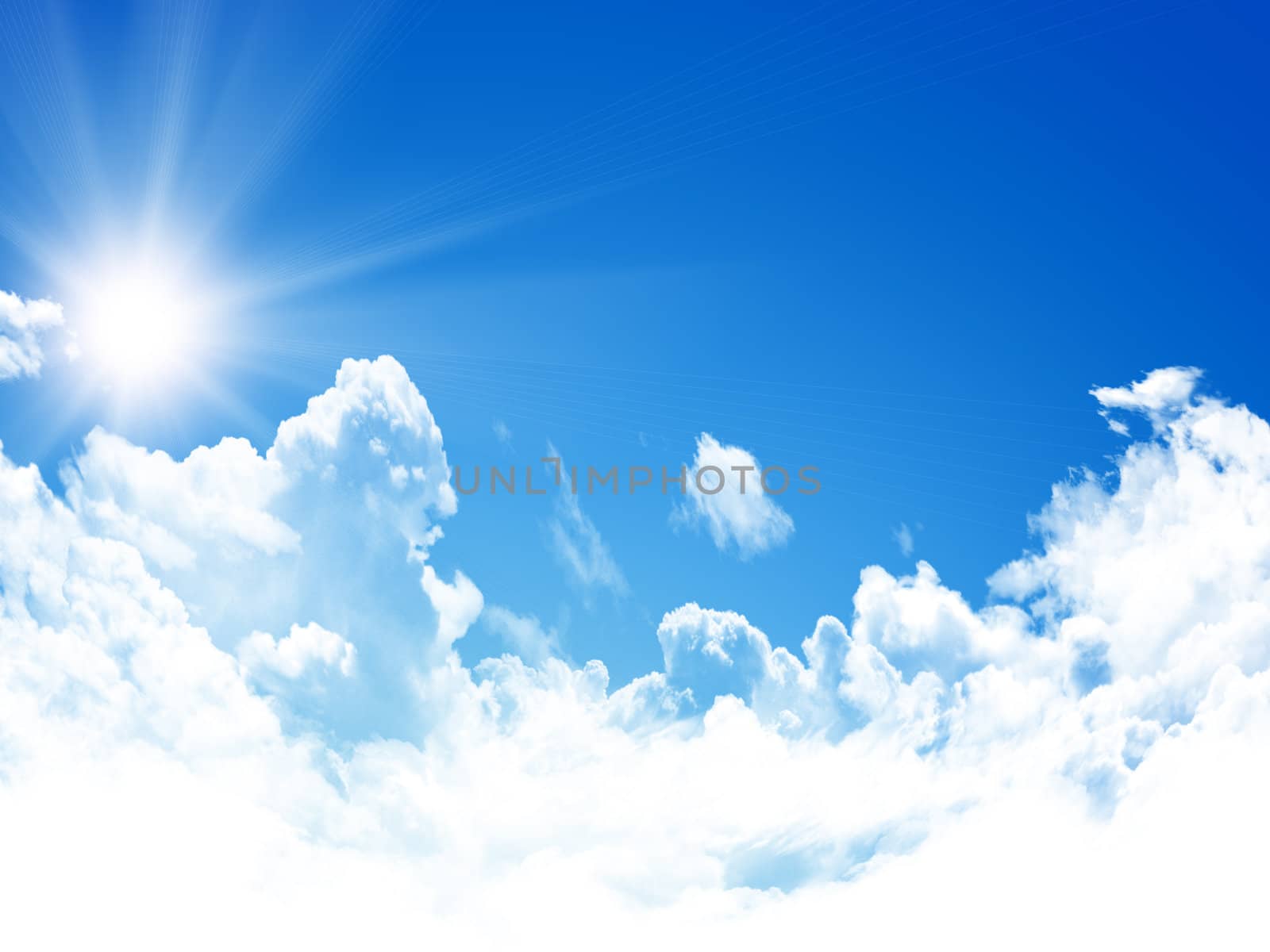 blue sky background