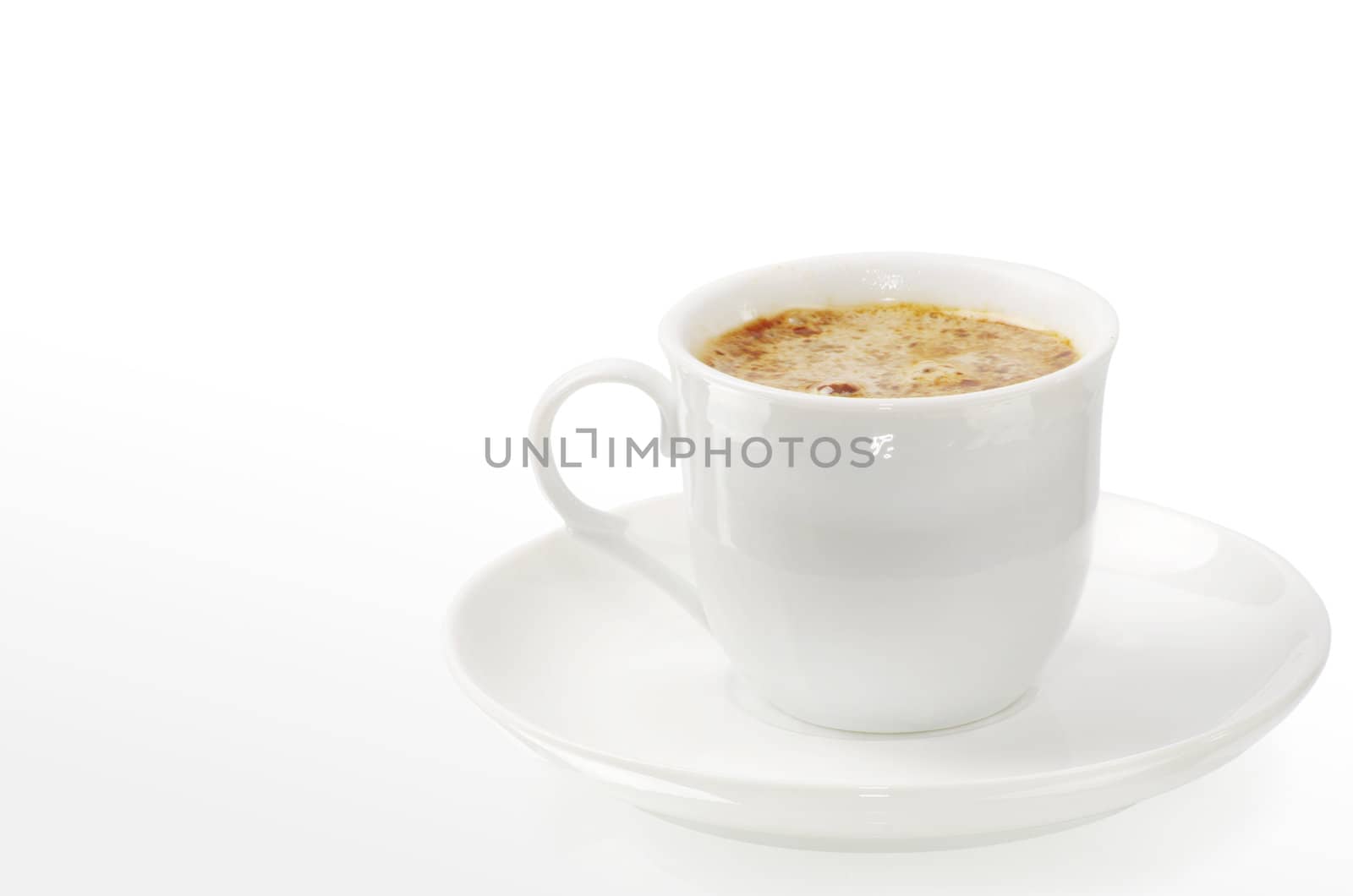 Coffee collection - Espresso Cup. Isolated on white background