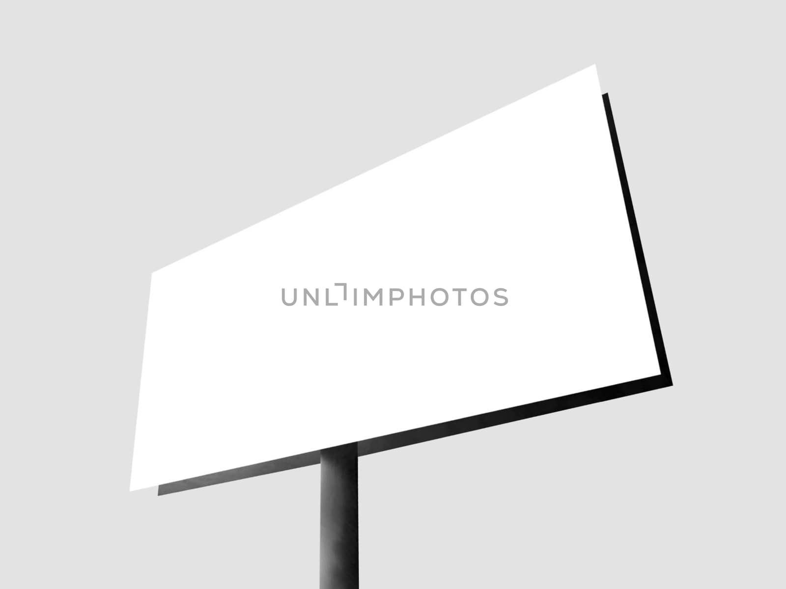 Blank billboard for your advertisement