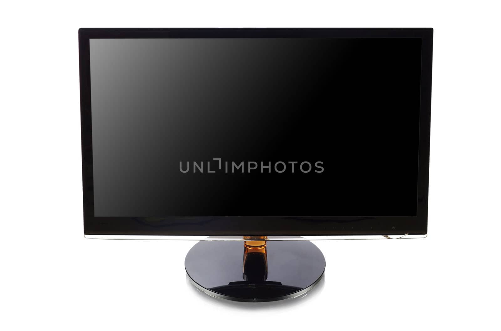 Computer monitor isolated on white
