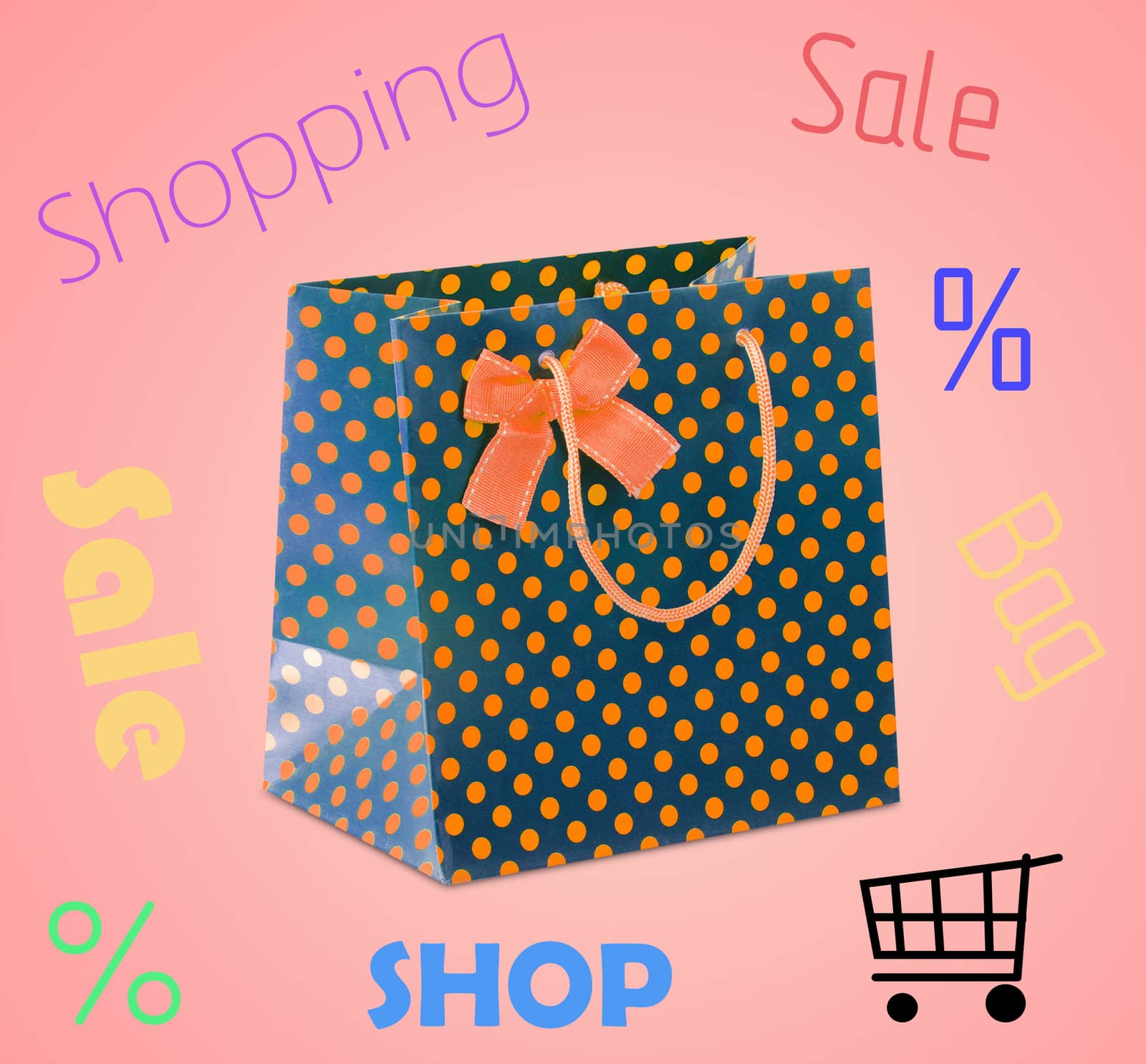 Shopping Bag with bow