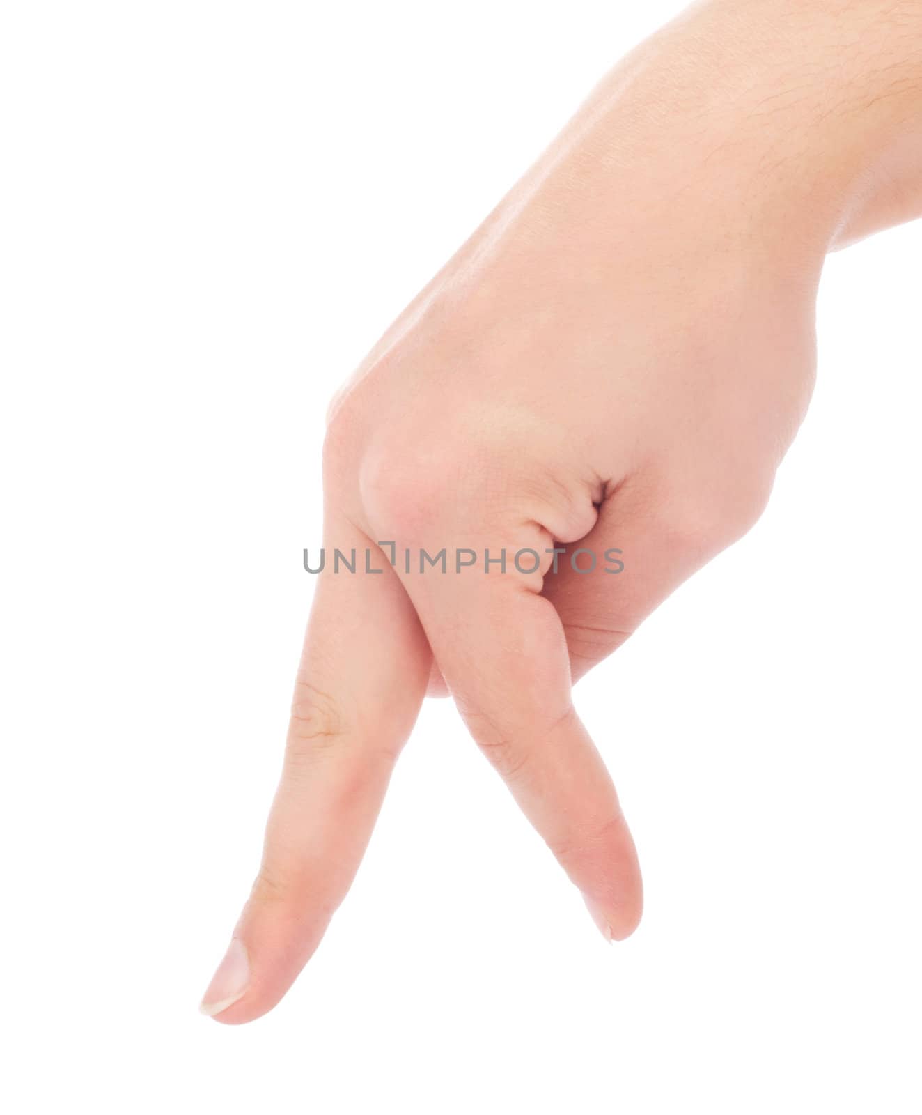 Hand of man