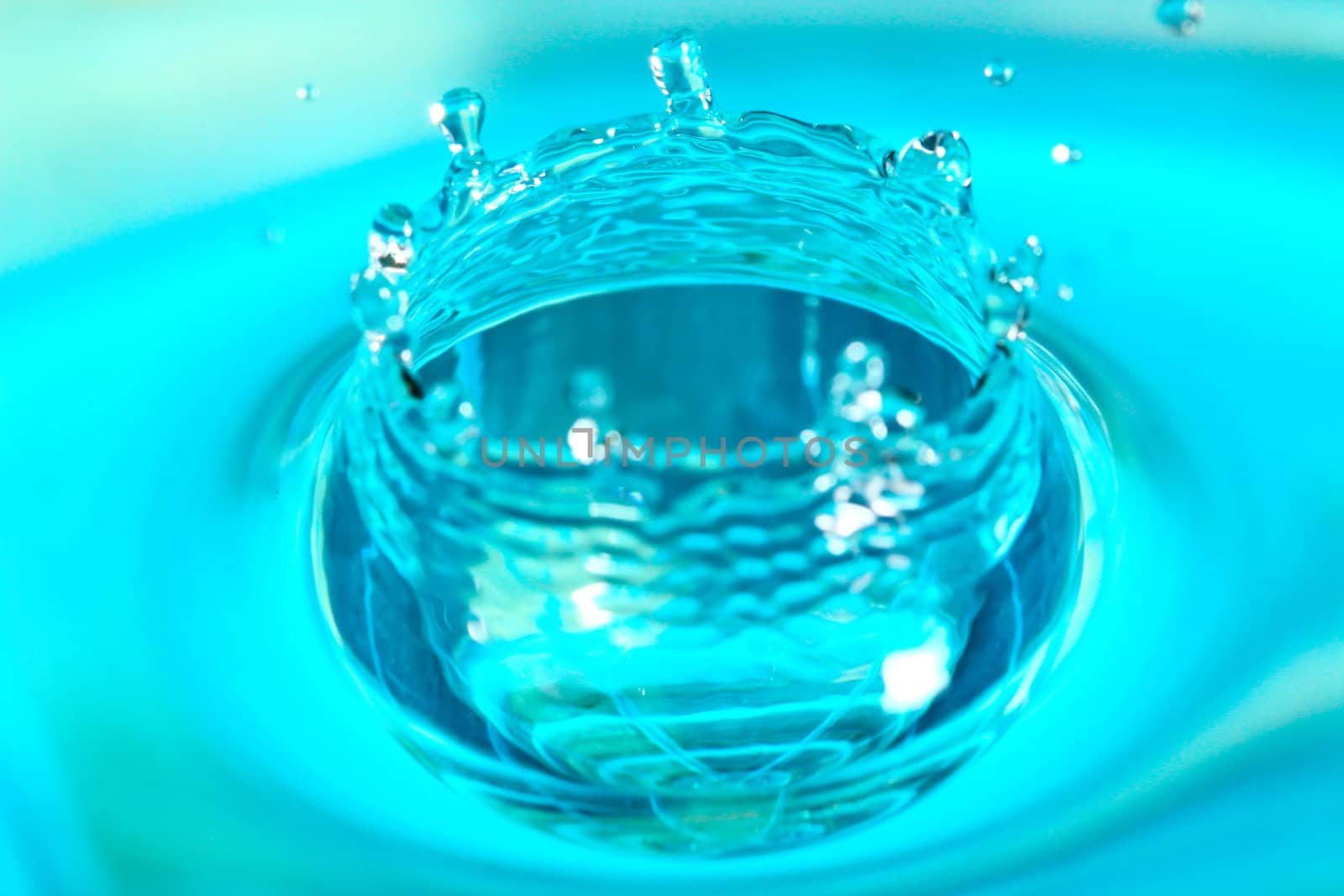 Water drop close up by bajita111122