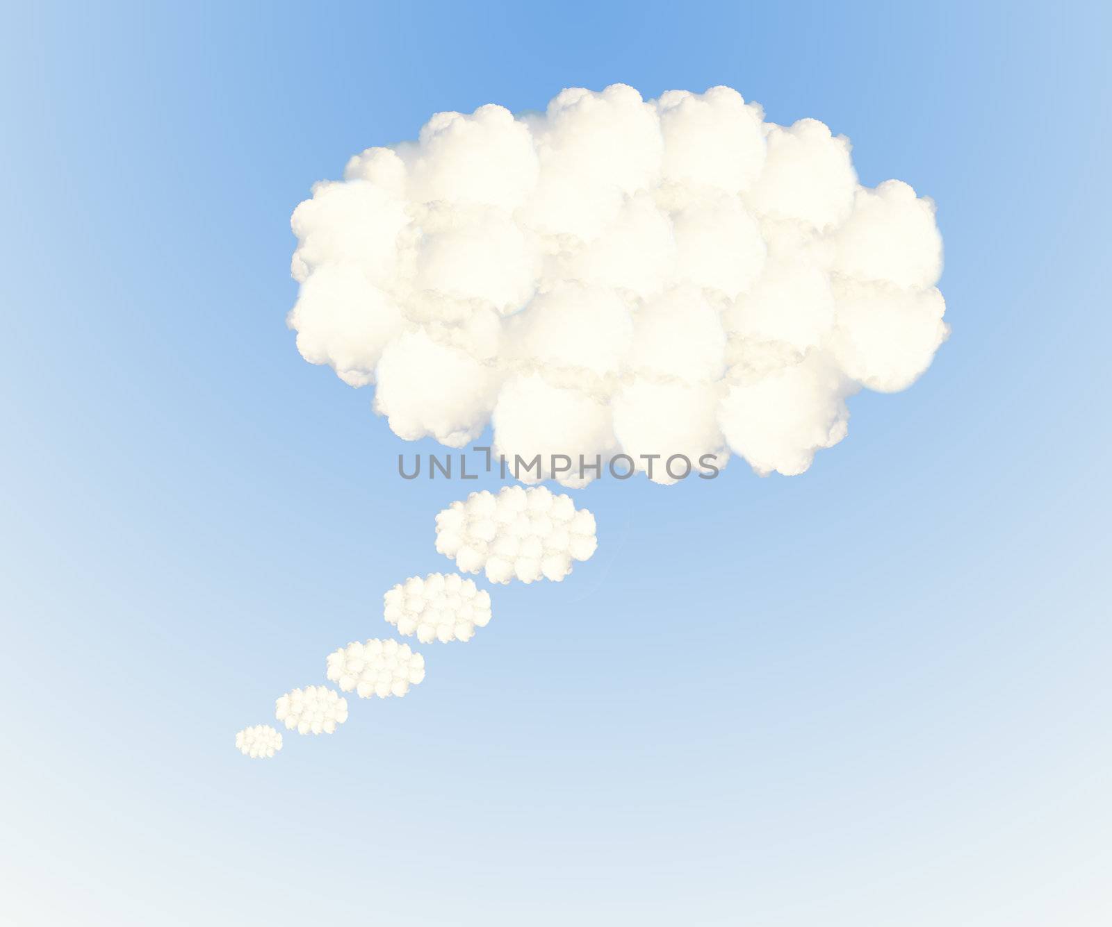 Speech bubble clouds by bajita111122