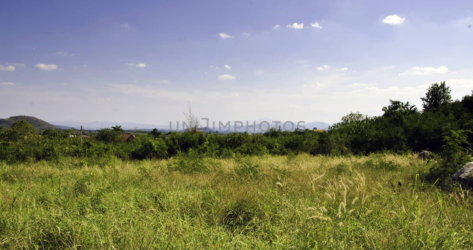 Panorama View of Beautiful mountain landscape. Composition of nature. 