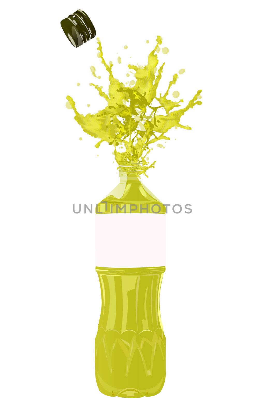Bottle of oil olive by sergey150770SV