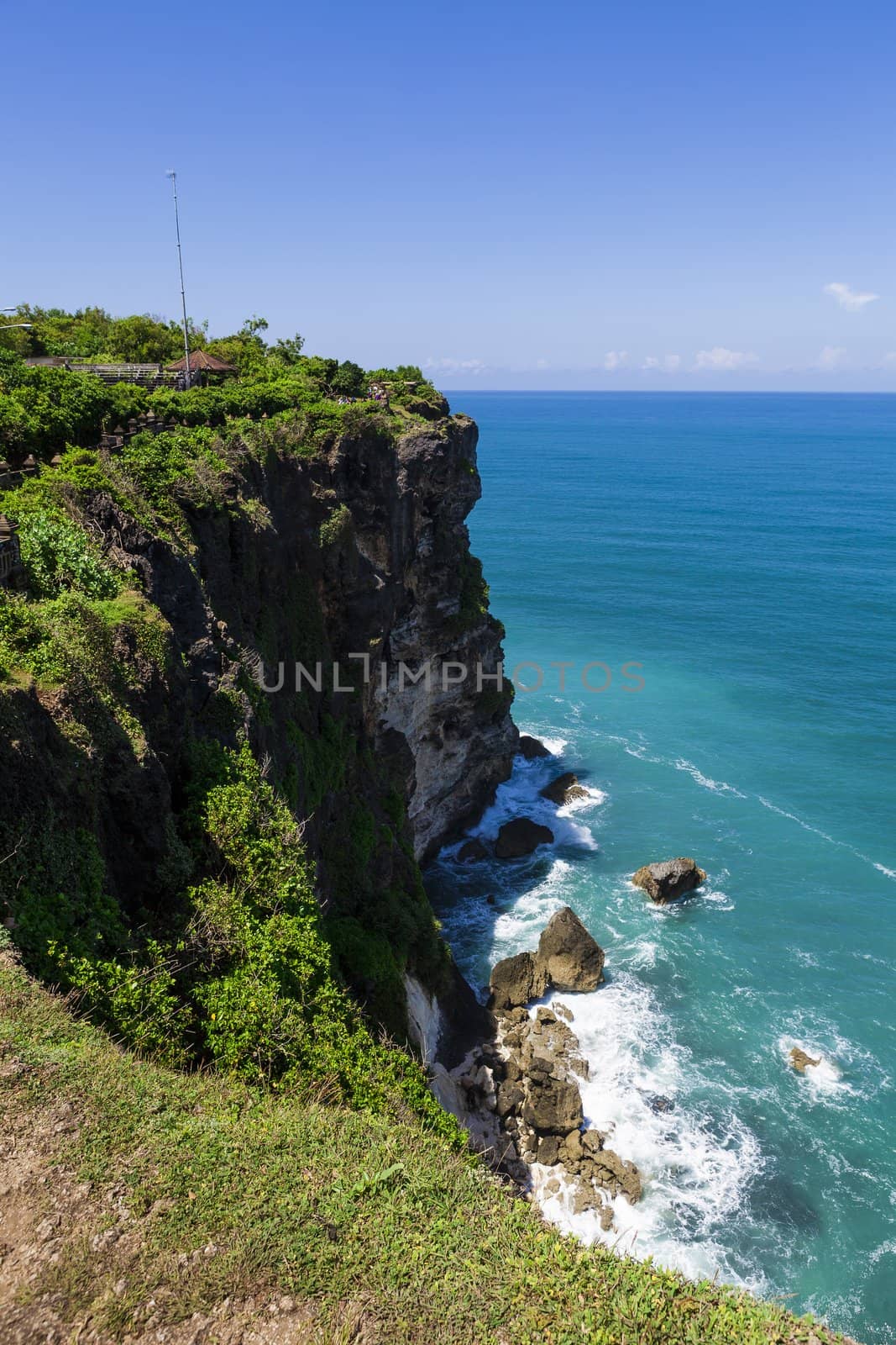 View of Pura Uluwatu temple