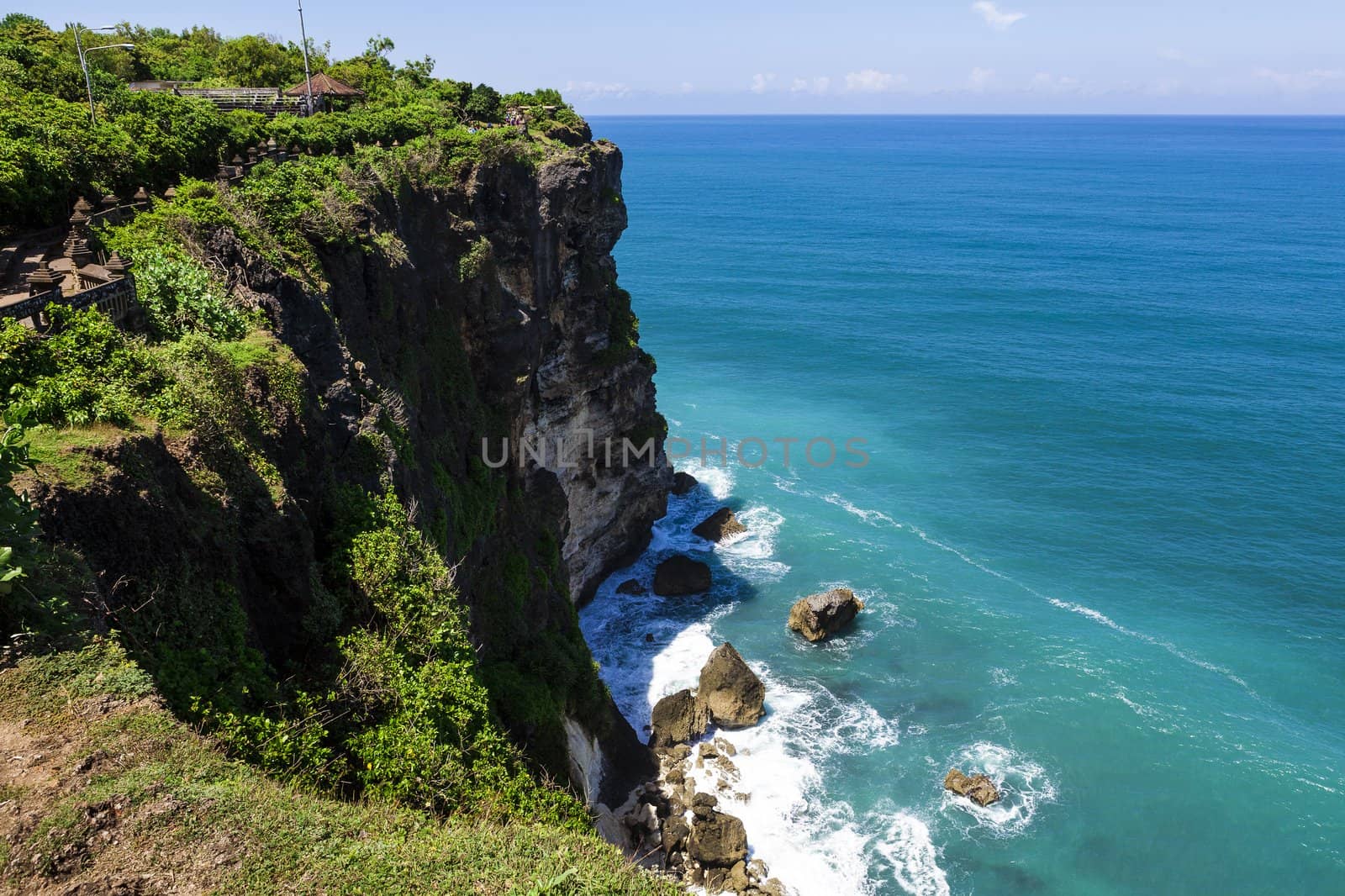 View of Pura Uluwatu temple