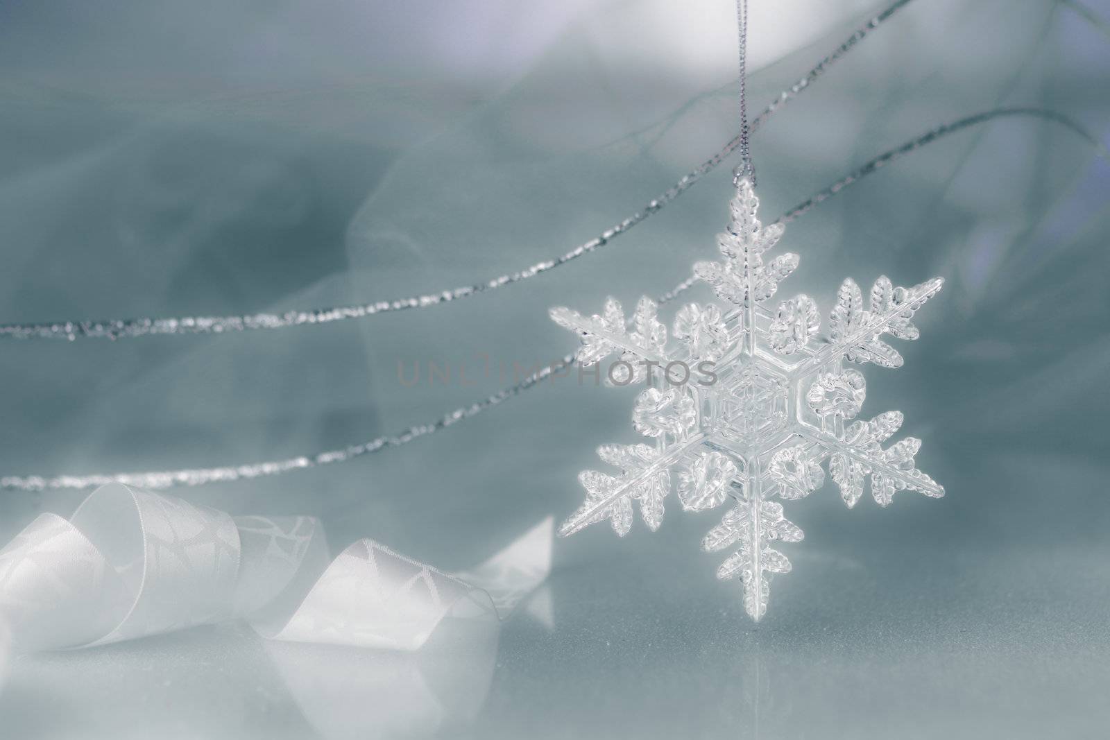 Snowflake Holiday Background by sketchyT