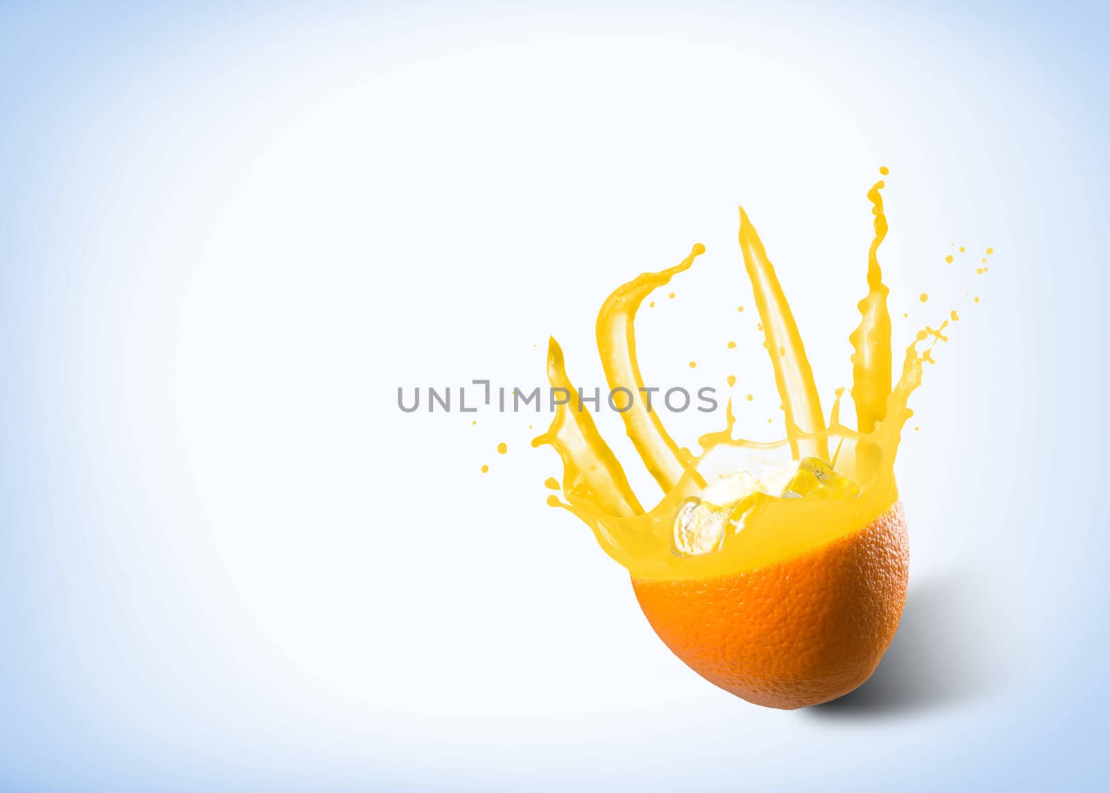 fresh orange juice with a splash by adam121