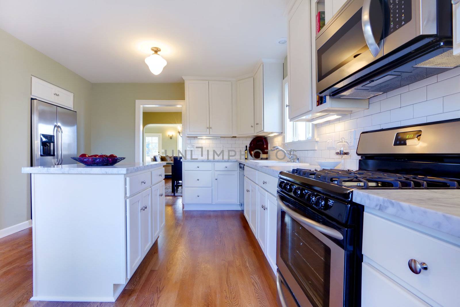 Georgeous kitchen in an old cragtsman house.