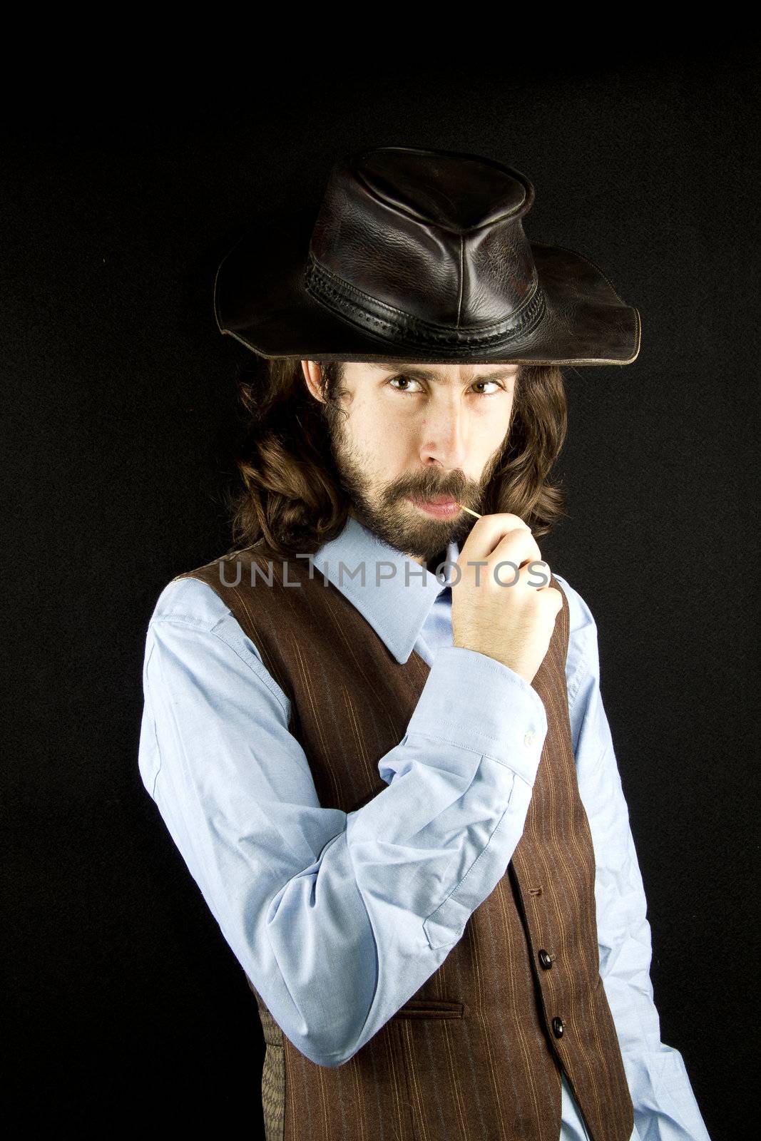 a man called a Texan cowboy