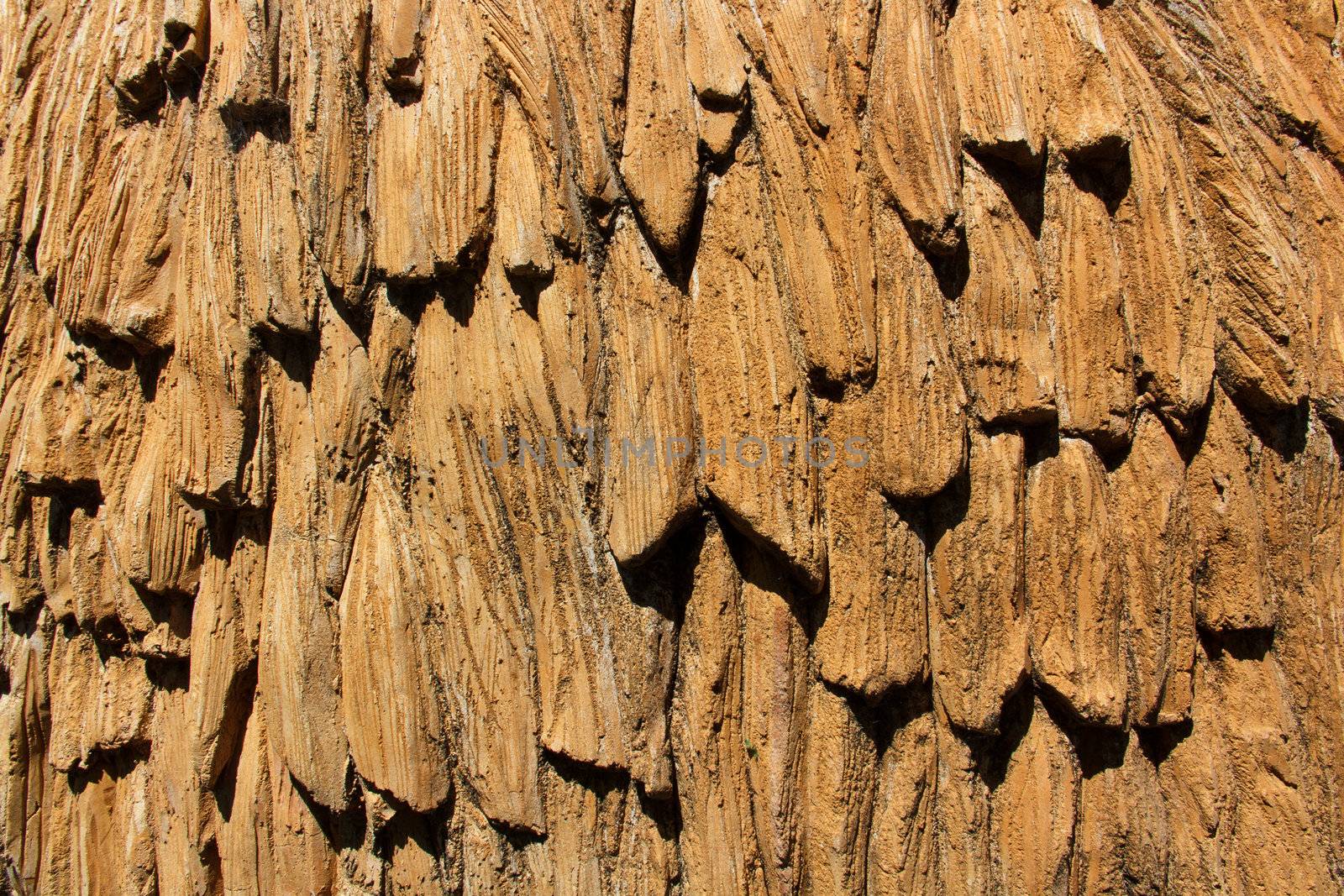 orange clay rought texture with irregular pattern