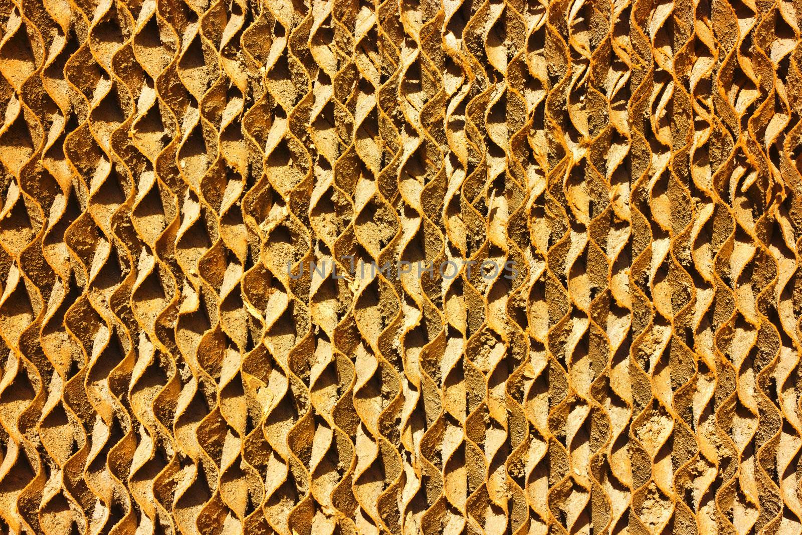 Brown corrugated cardboard  background by sutipp11
