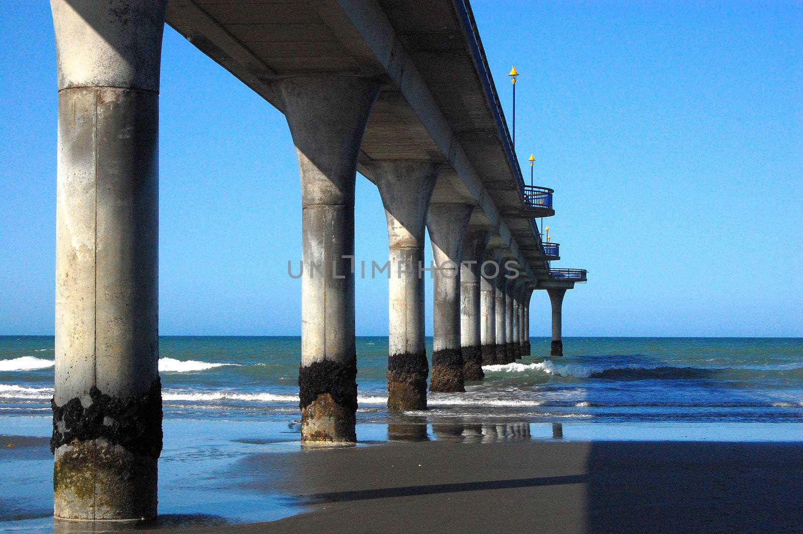 New Brighton pier Cristchurch, New Zealand