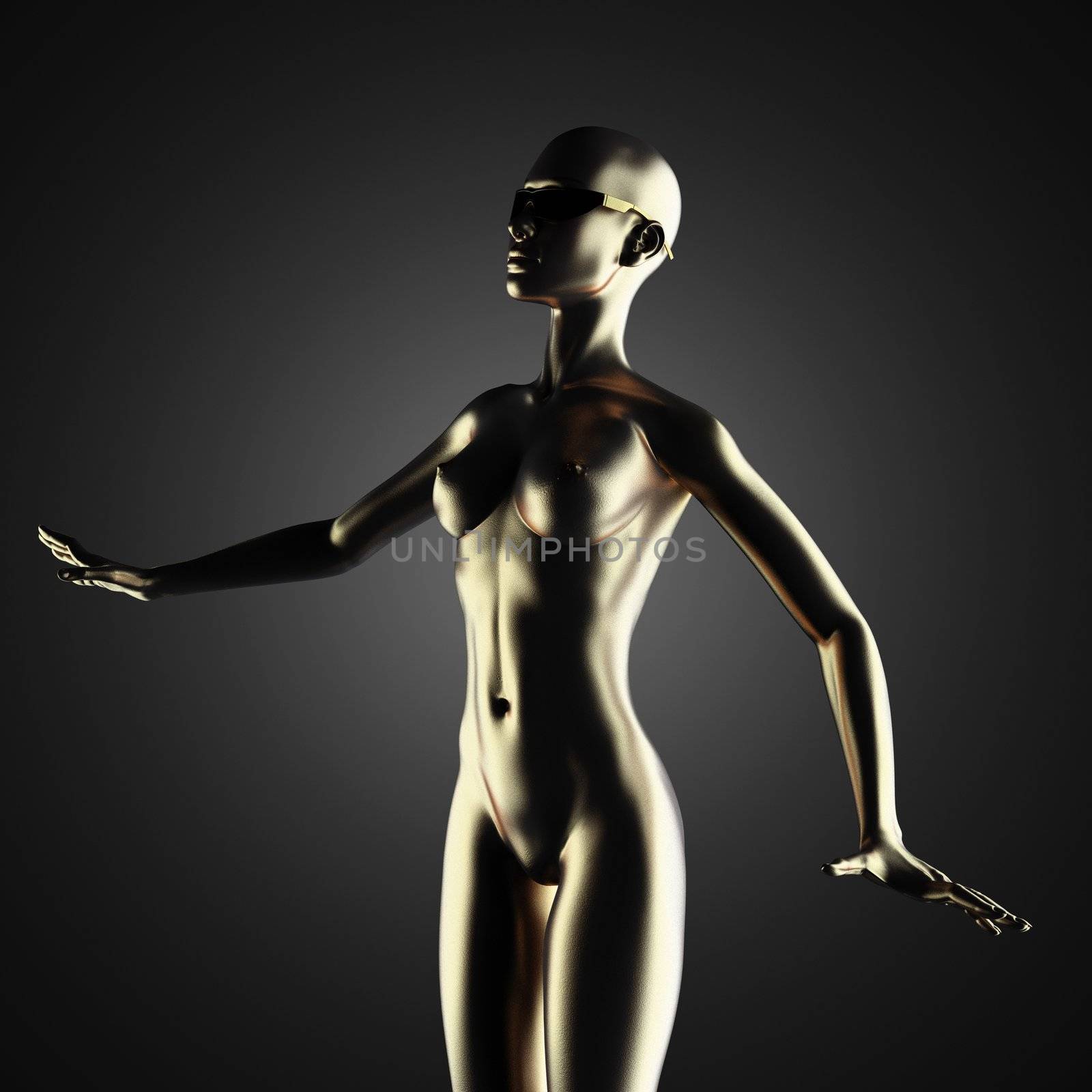 golden woman