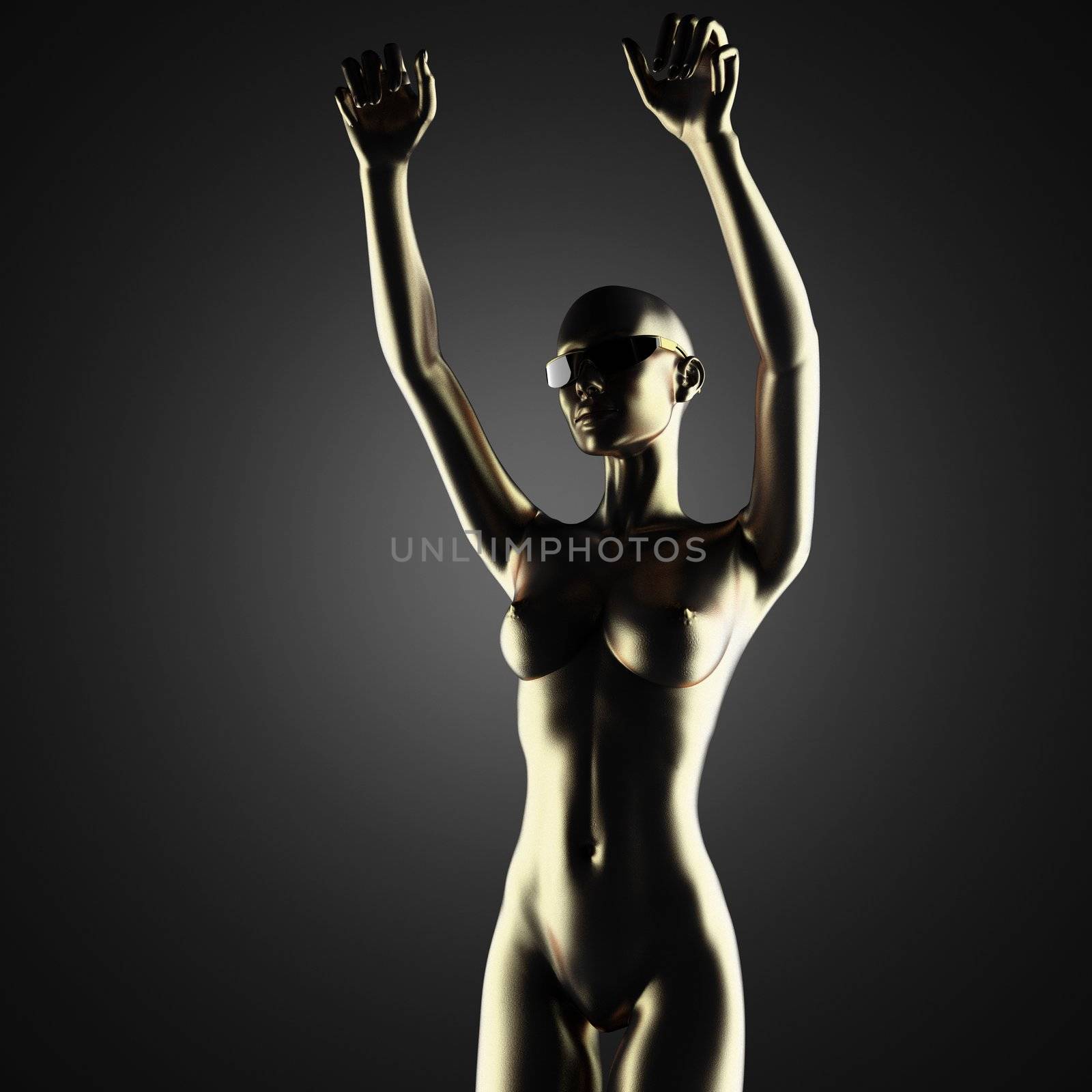 golden woman