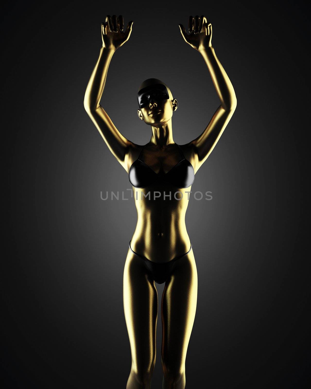 golden woman by videodoctor