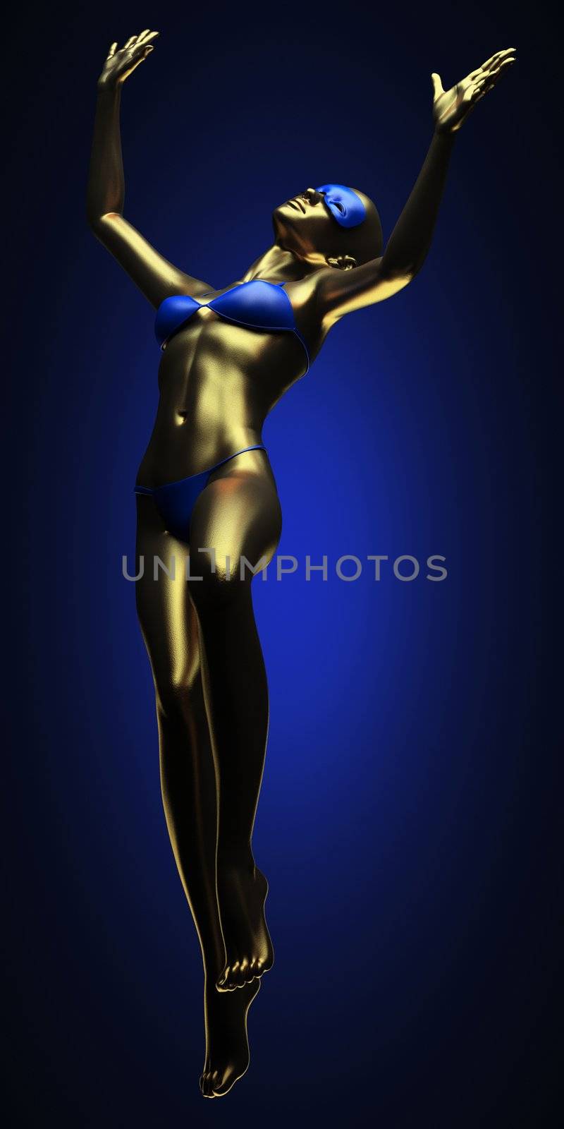 golden woman by videodoctor