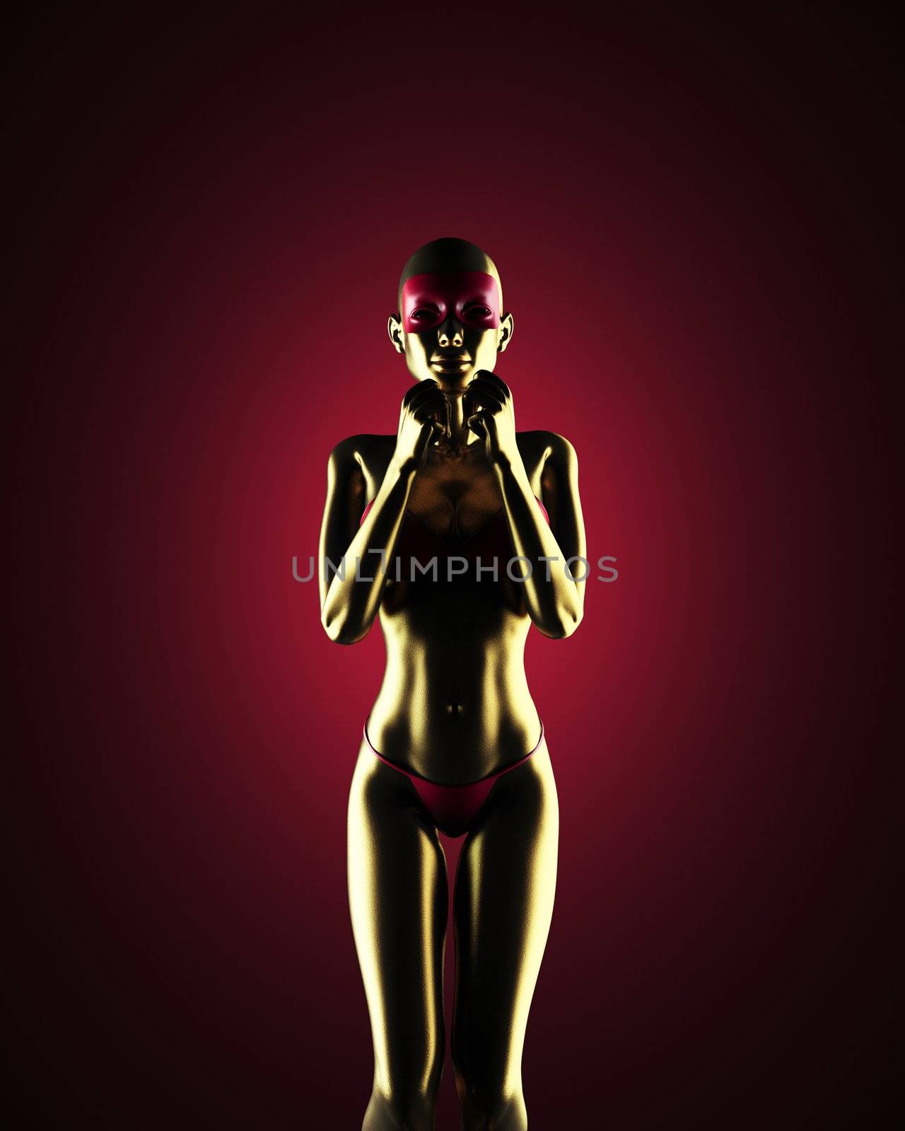 golden woman by videodoctor