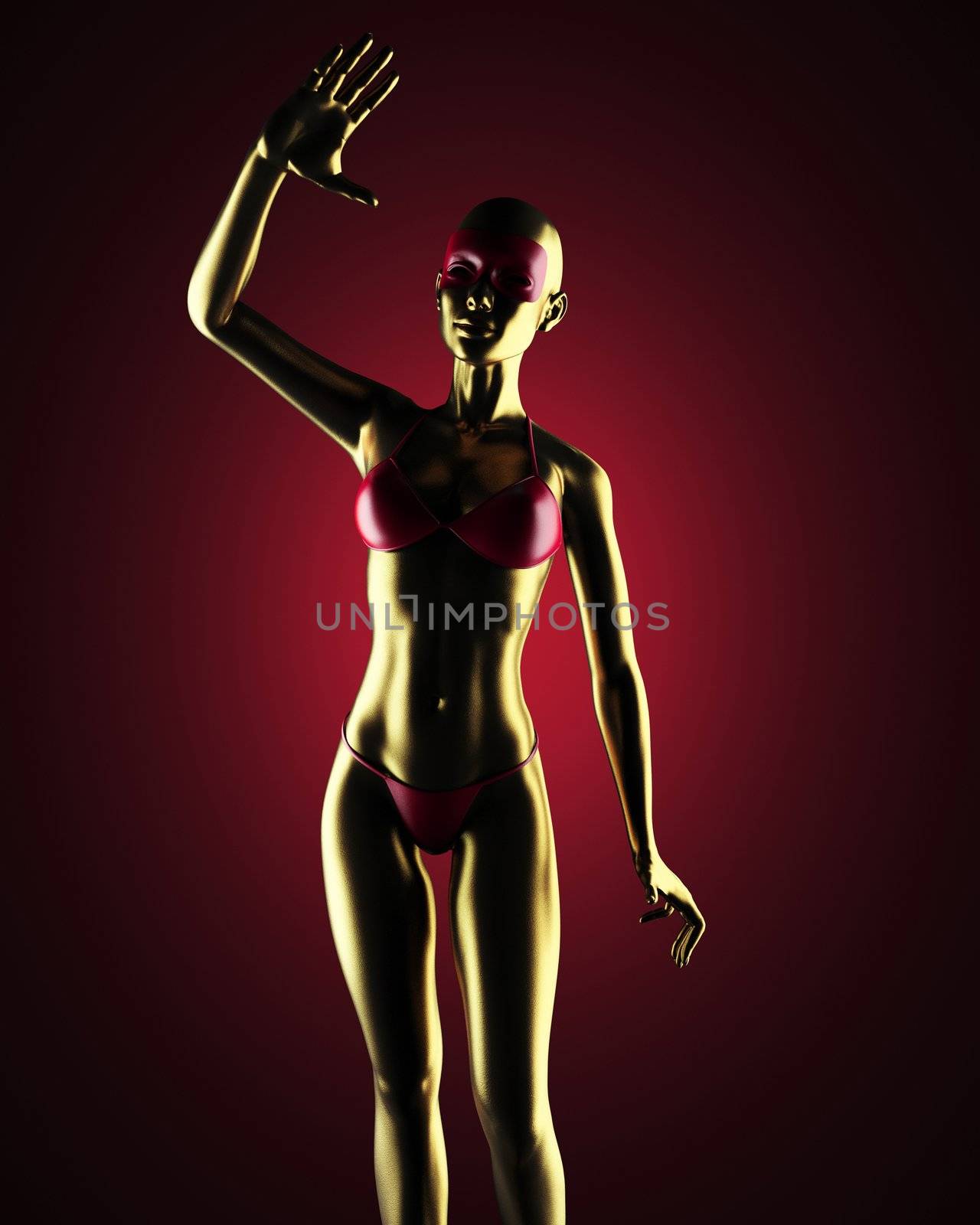 golden woman by videodoctor