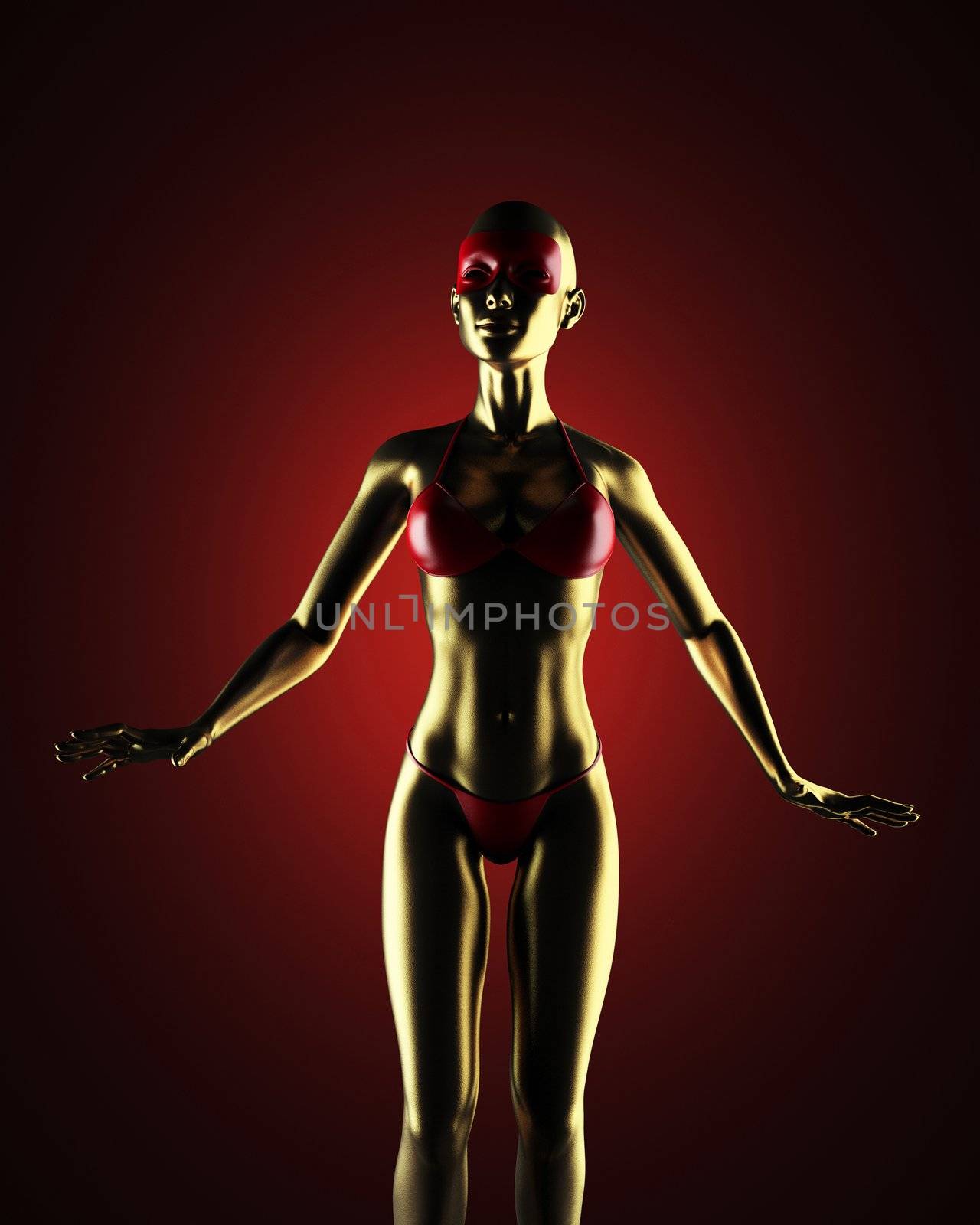 golden woman by videodoctor