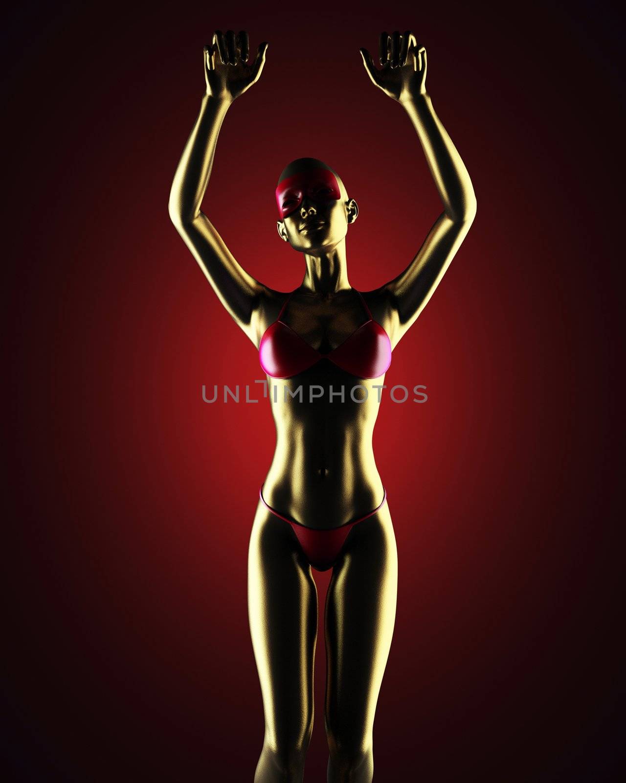 golden woman by videodoctor