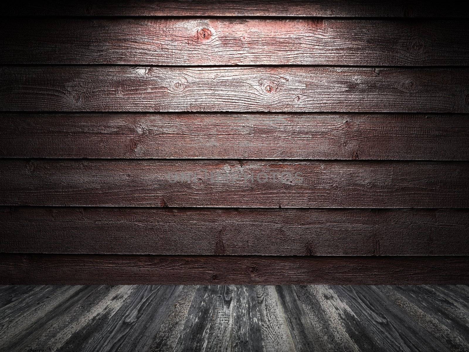 Old wooden wall