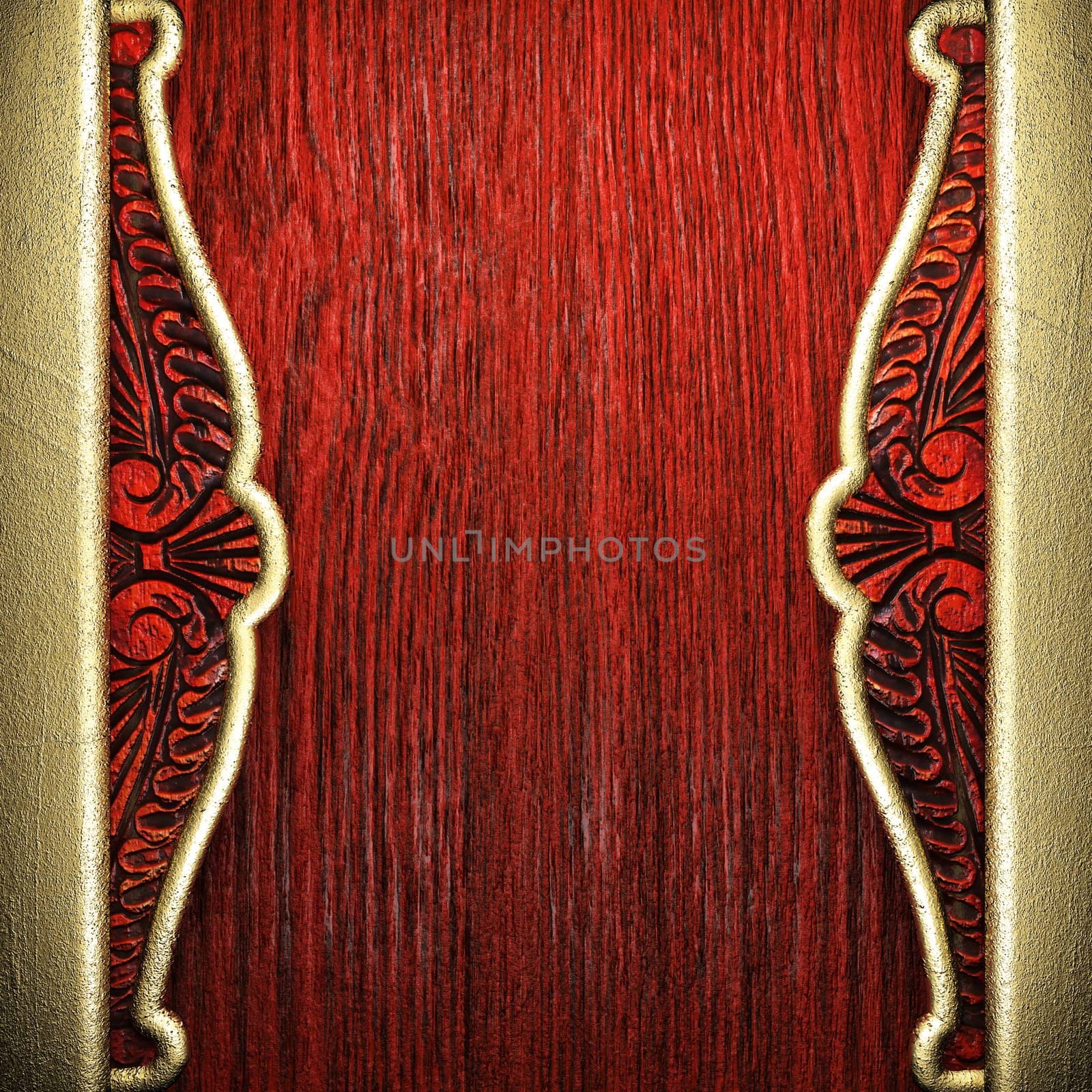 golden background made in 3D