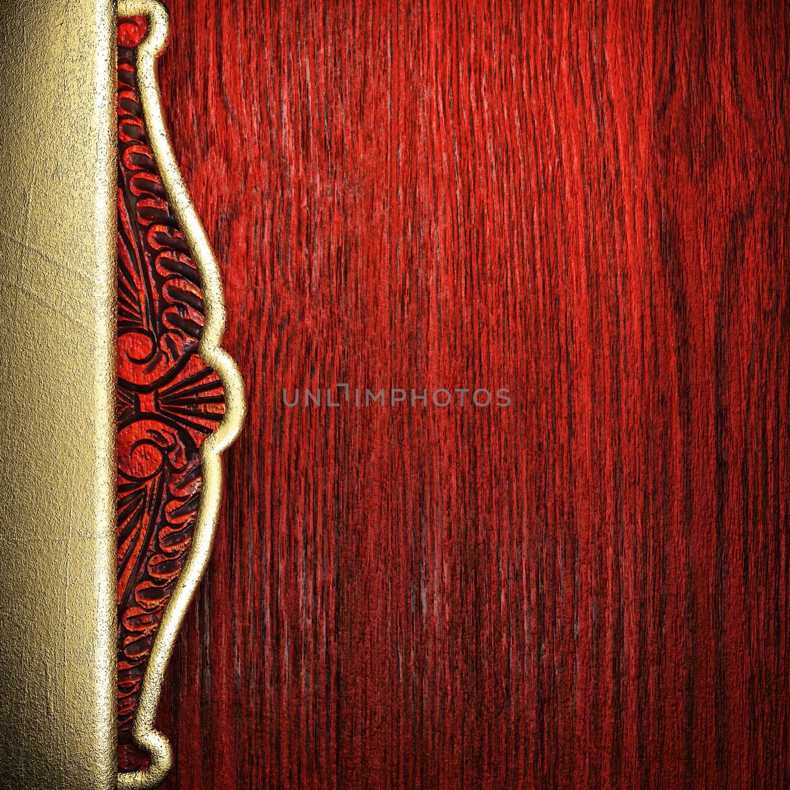 golden background made in 3D