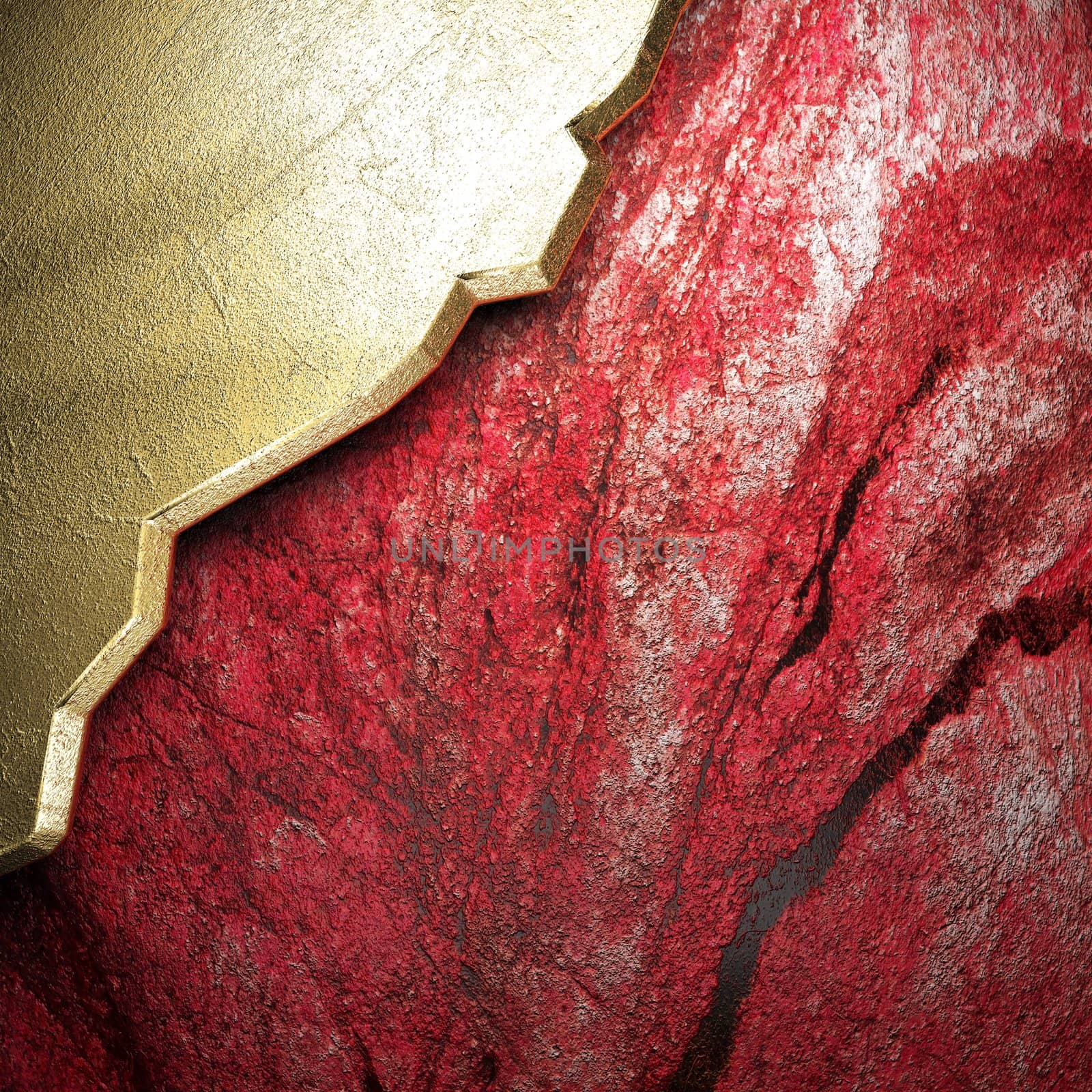 golden background made in 3D