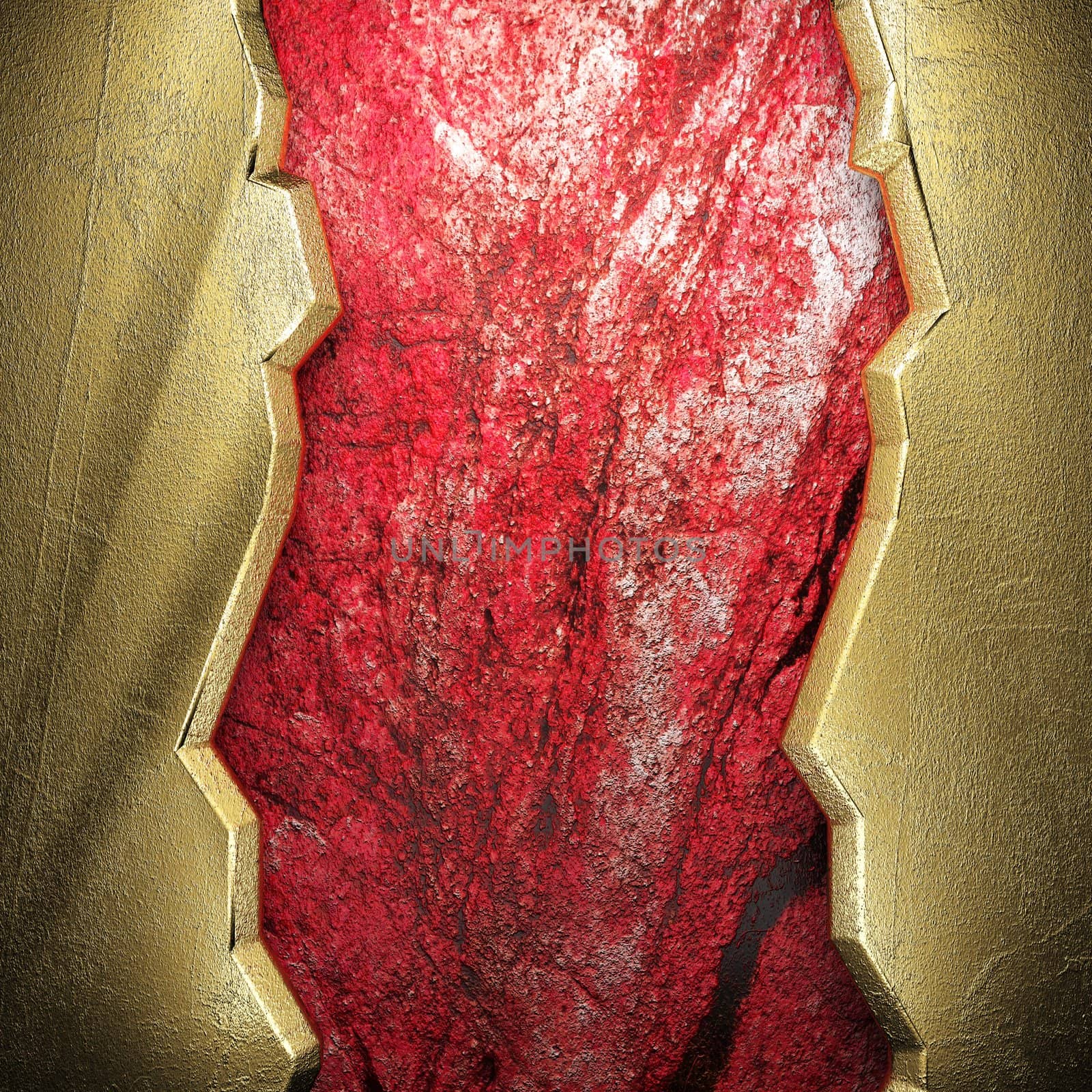 golden background made in 3D
