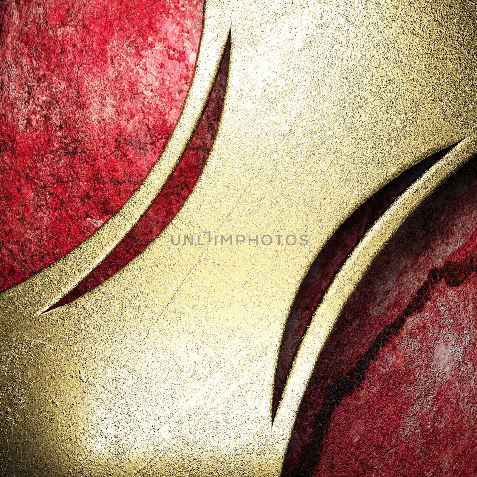 golden background made in 3D
