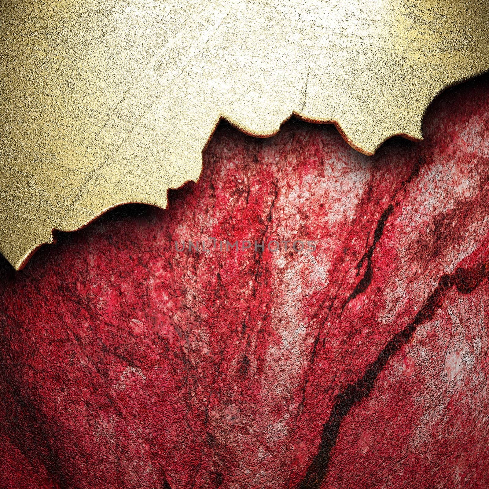 golden background made in 3D