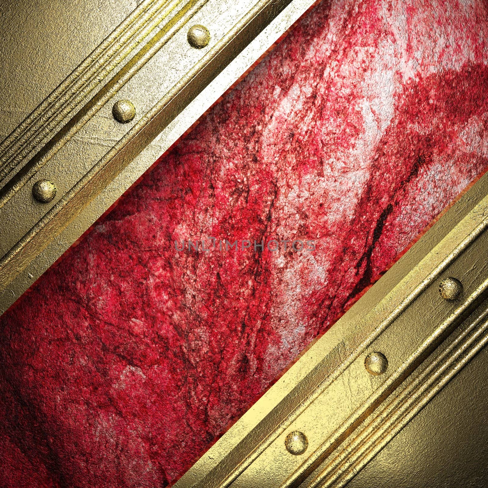 golden background made in 3D