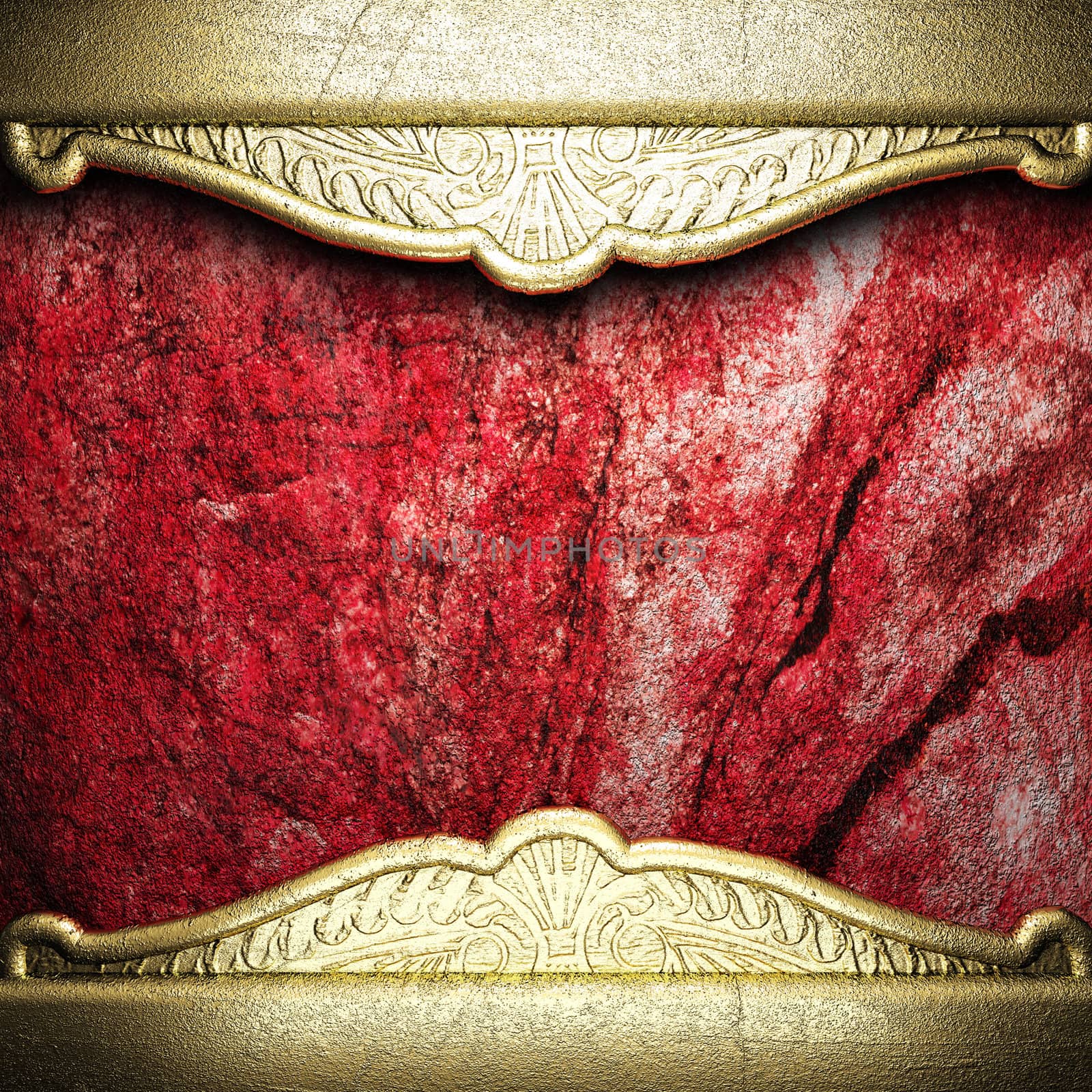 golden background made in 3D