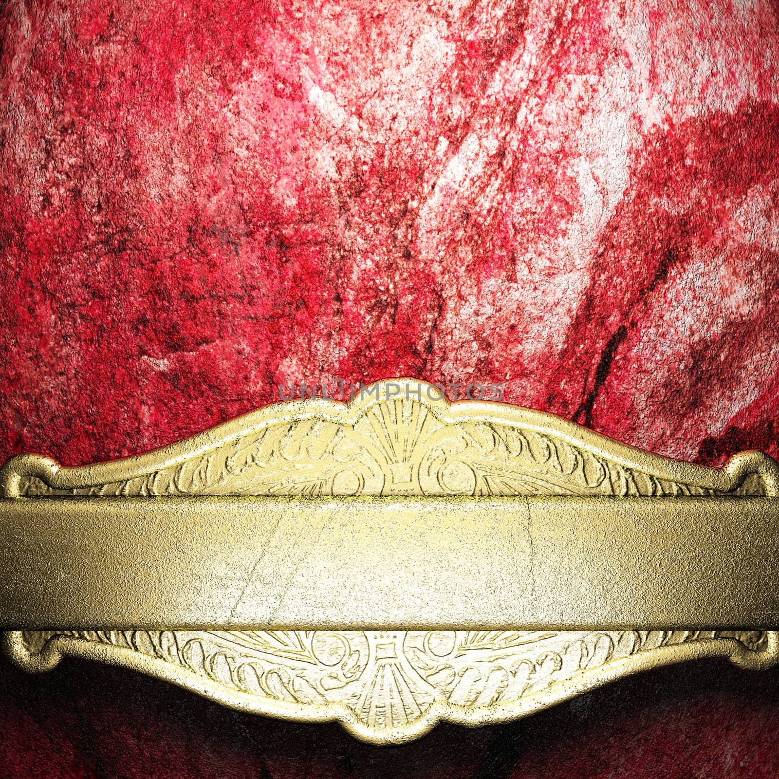 golden background made in 3D