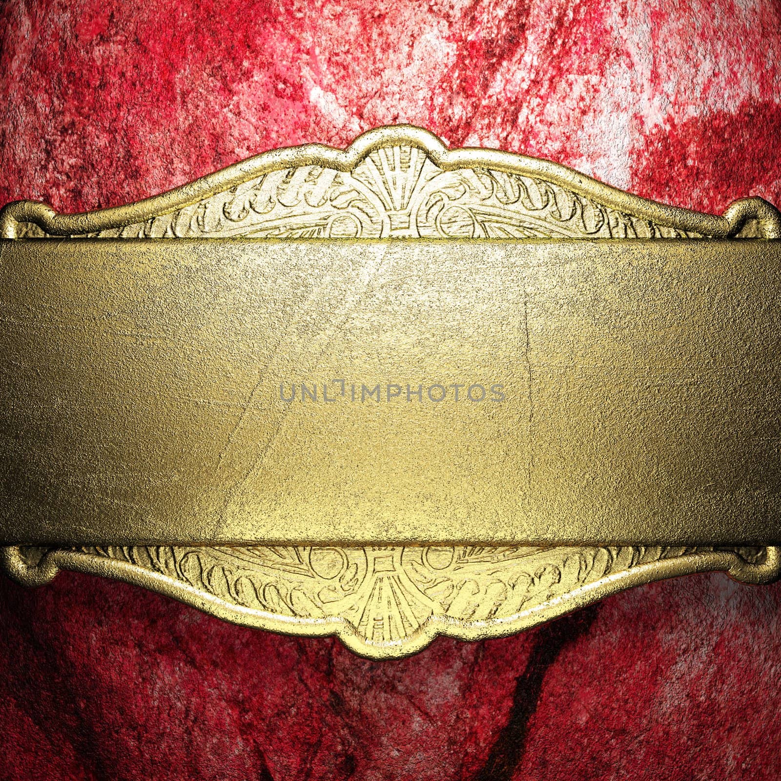 golden background made in 3D